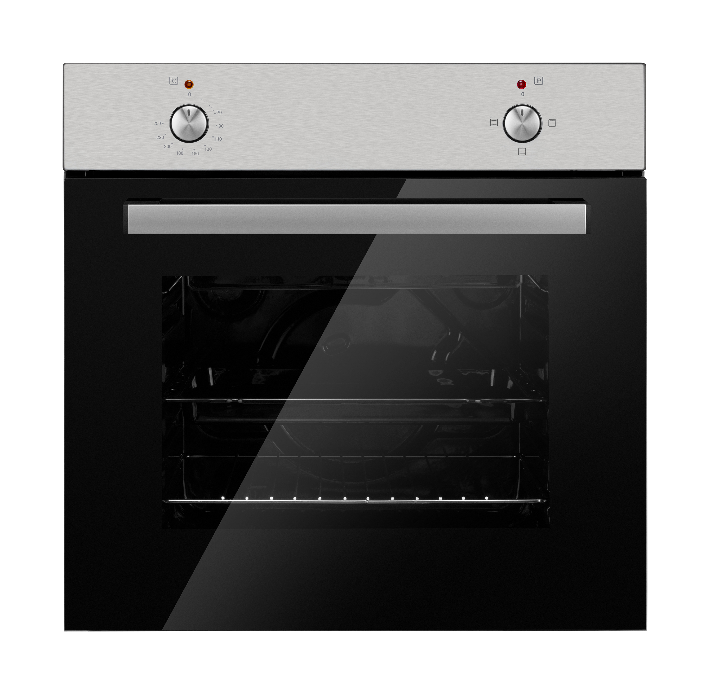 Изображение товара Электрический духовой шкаф Weissgauff Eom 180 x 59.5x59.3x52.8 см цвет нержавеющая сталь