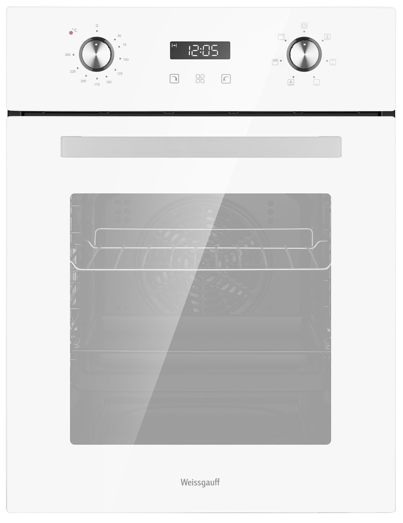 Изображение товара Компактный электрический духовой шкаф Weissgauff 436253 45 см белый