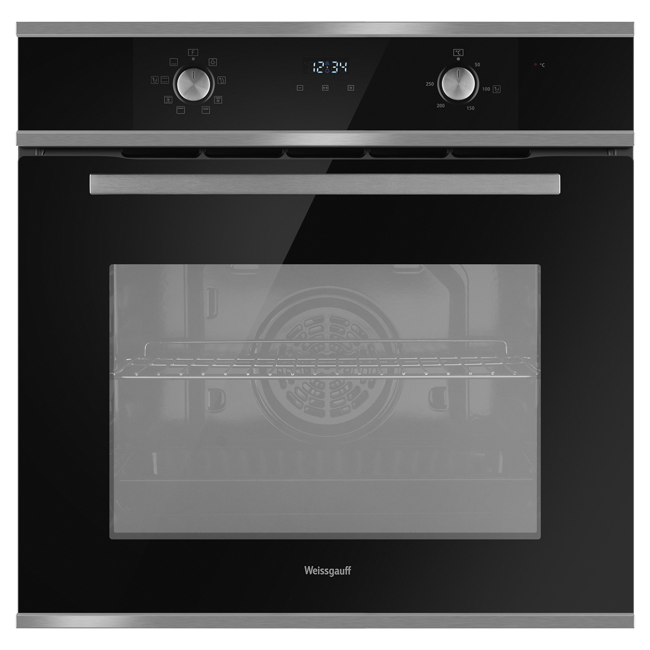 Изображение товара Электрический духовой шкаф Weissgauff EOM 388 PDX Steam Clean 60х59.5х54 см цвет нержавеющая сталь