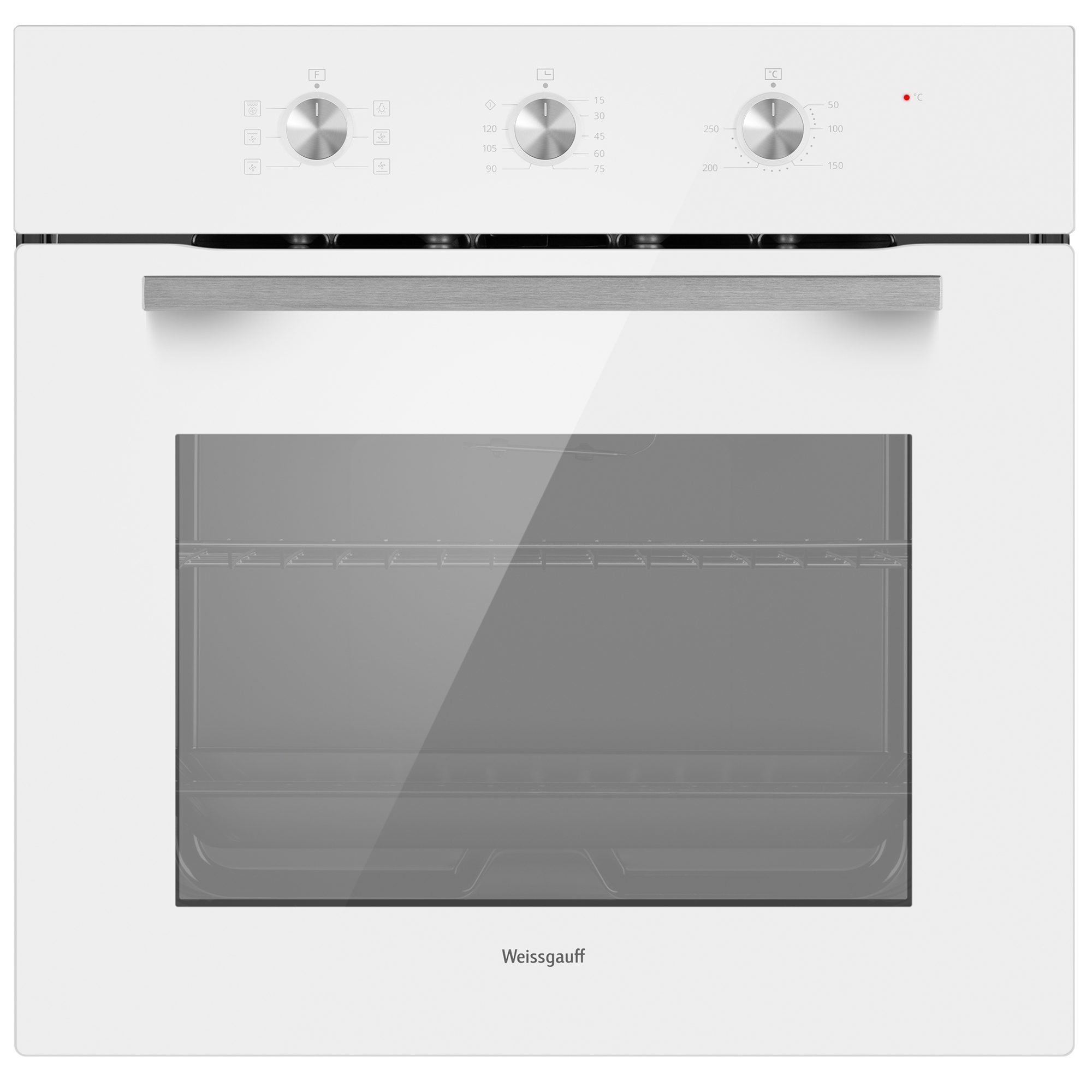 Изображение товара Встраиваемый духовой шкаф Weissgauff 262 Pmw 60x59.50x42.10 см цвет белый