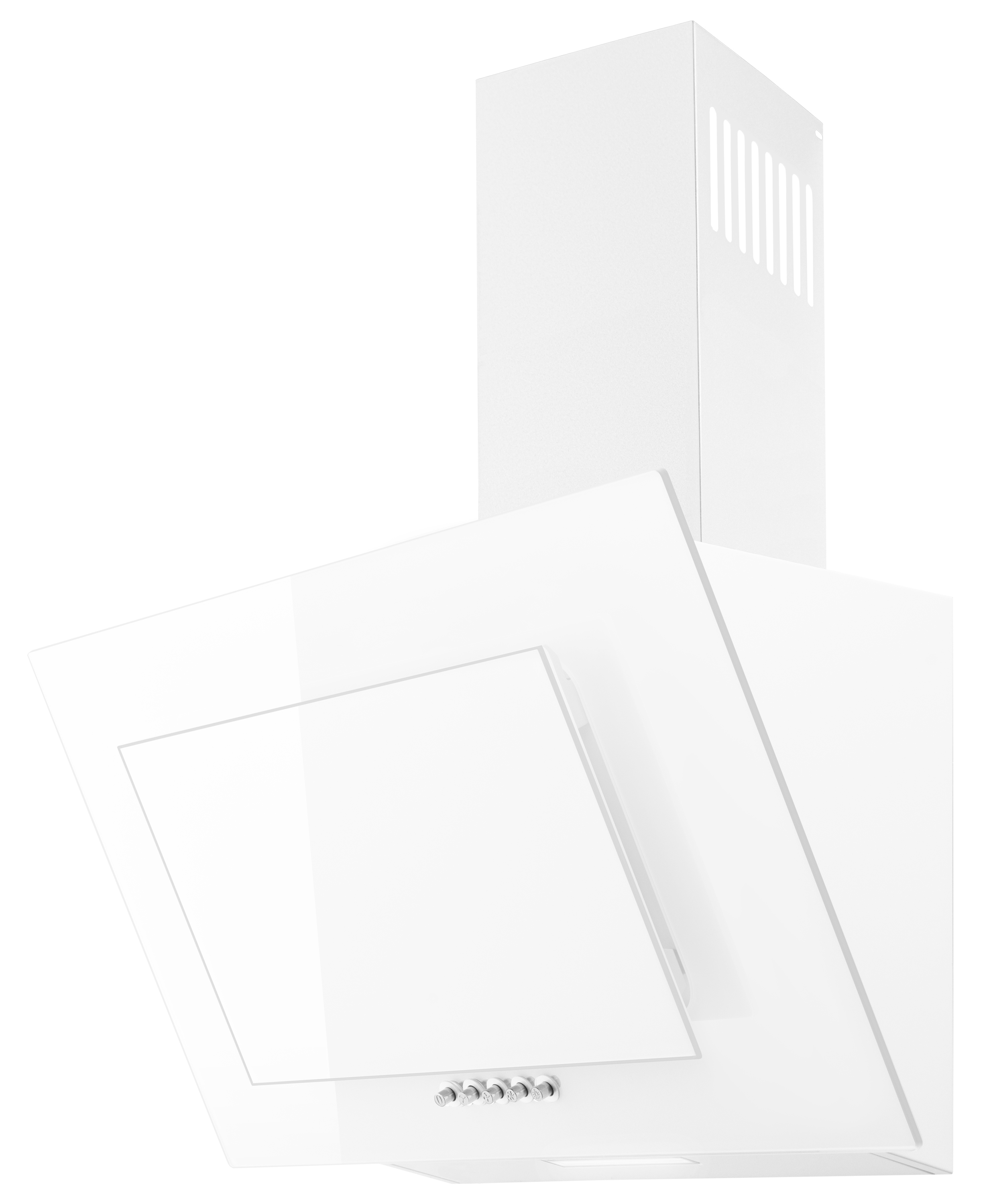 Изображение товара Купольная вытяжка Weissgauff Zaurak 60 pb wh 60 см белая стильная и мощная