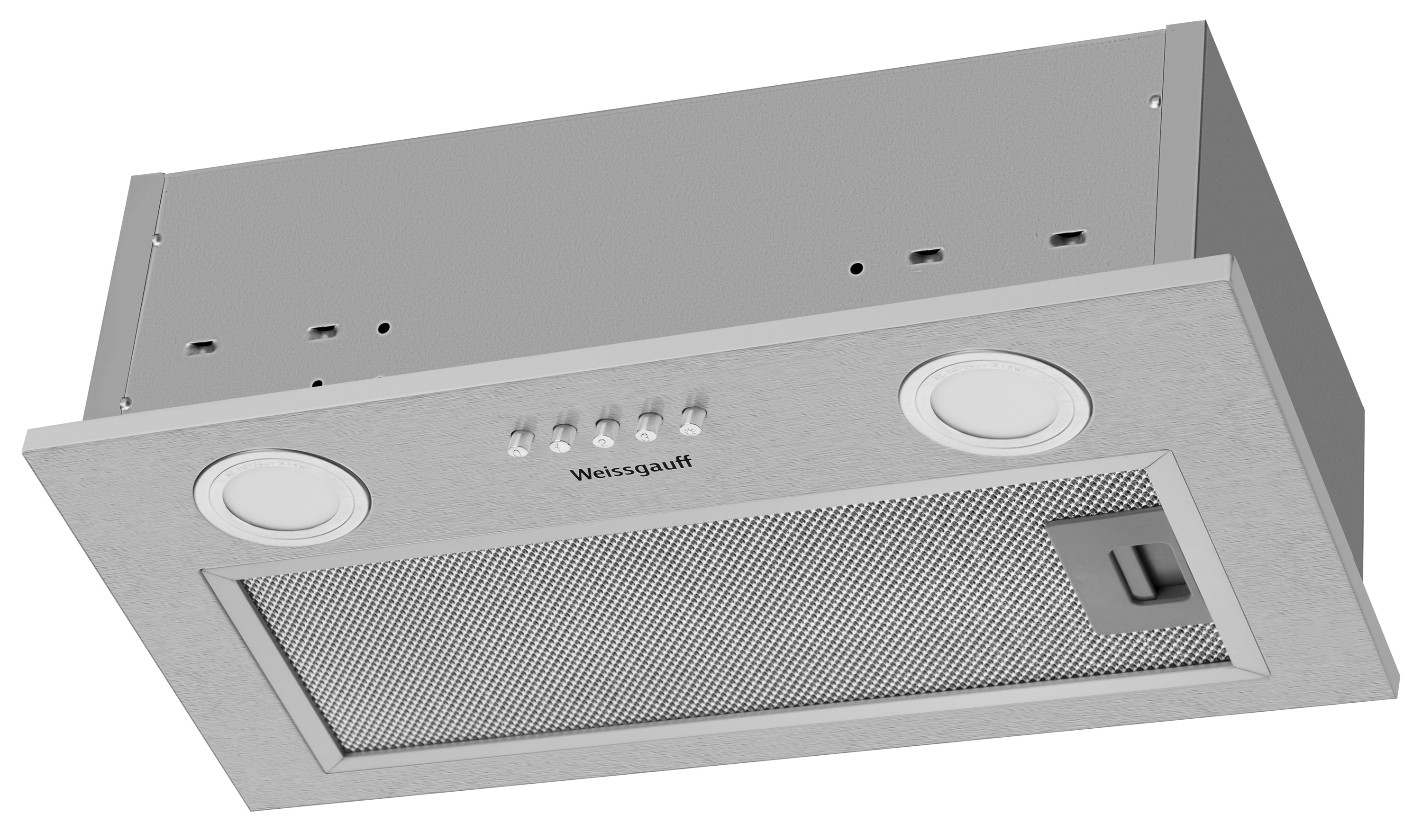 Изображение товара Встраиваемая вытяжка Weissgauff Box 455 45 см нержавеющая сталь