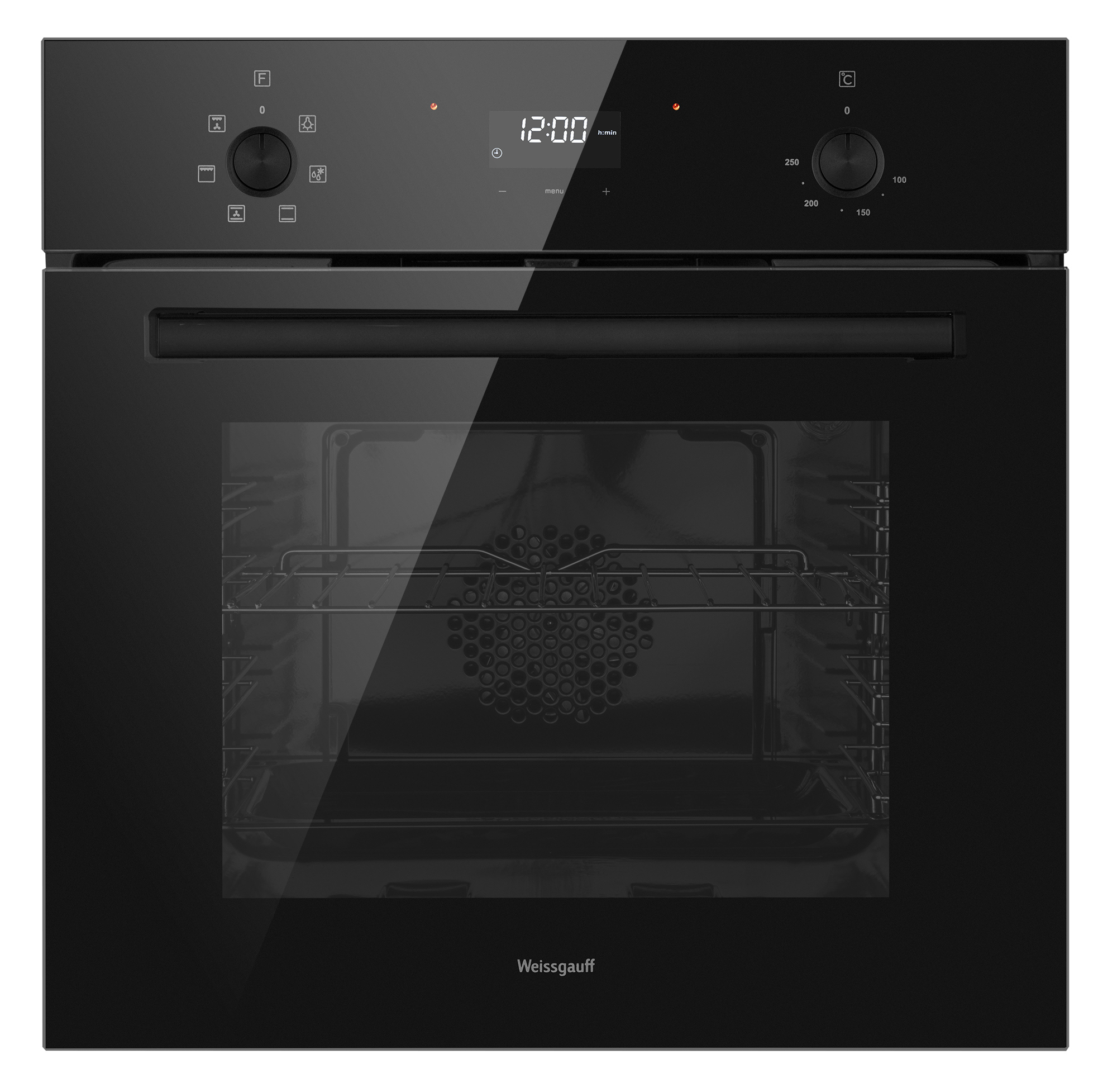 Изображение товара Встраиваемый духовой шкаф Weissgauff 676 Sb Black Edition 64 л черный
