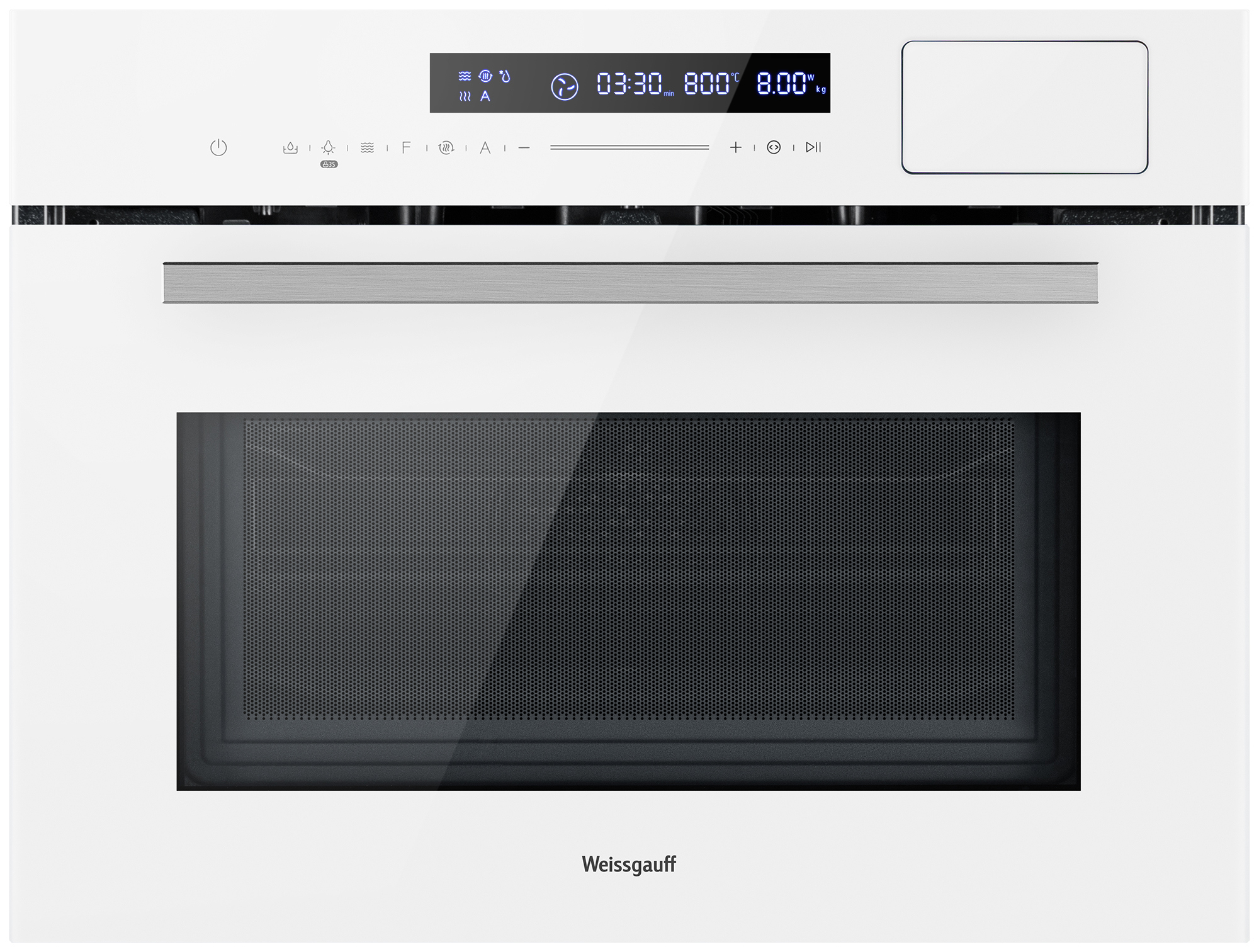 Изображение товара Встраиваемый духовой шкаф Weissgauff OEMS 459 PDW с паром и СВЧ, 50 л