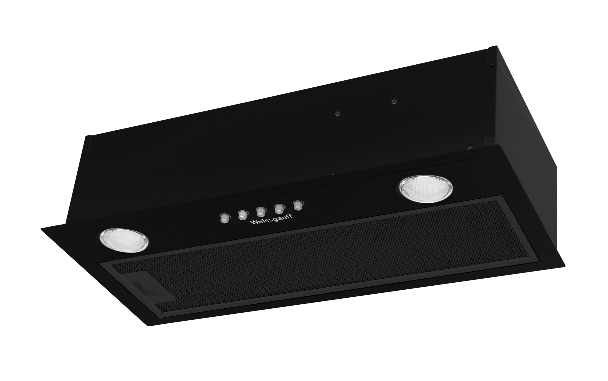 Изображение товара Встраиваемая вытяжка Weissgauff Alpha 50 PB BL 49.6 см черная