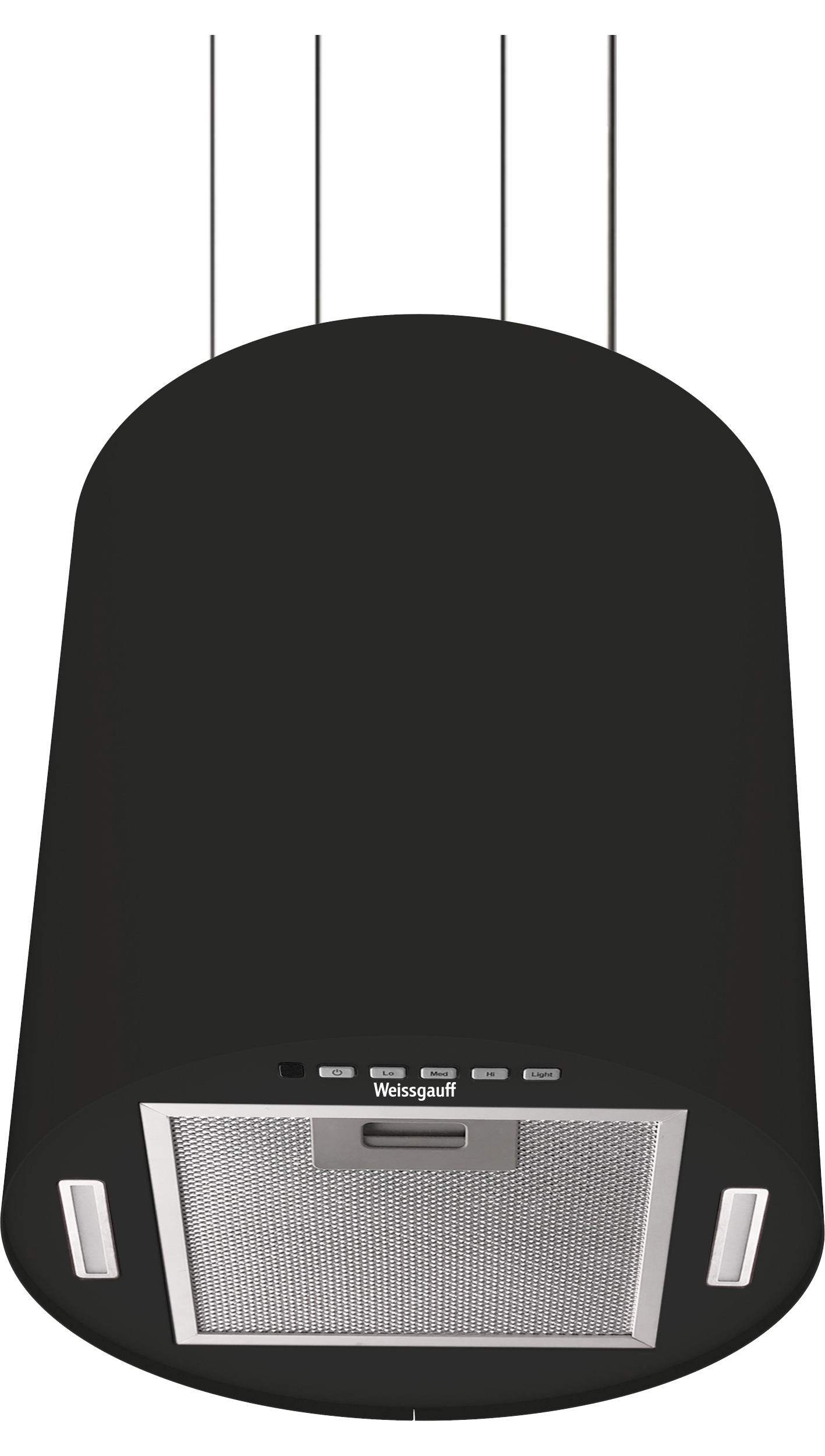 Изображение товара Островная вытяжка Weissgauff Nissa Remote BL с дистанционным управлением