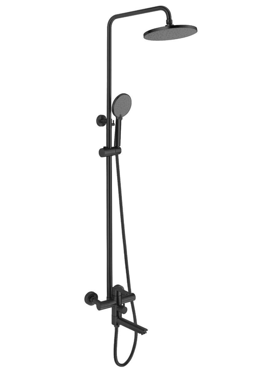 Изображение товара Душевая стойка Esko ST260OLB 1 режимная цвет черный