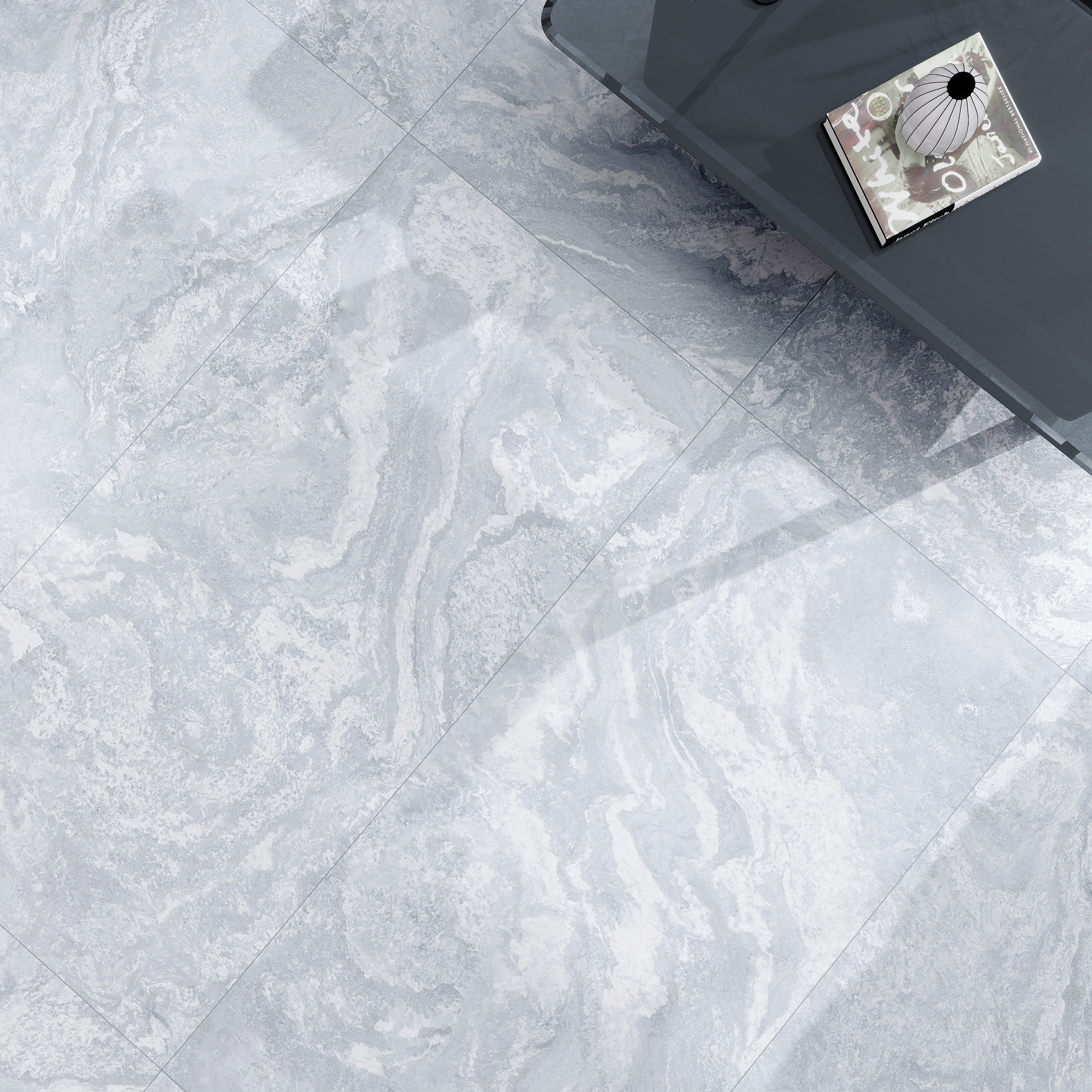 Изображение товара Керамогранит голубой 60x120 см Clementi GT1206020316LGR для пола и стен