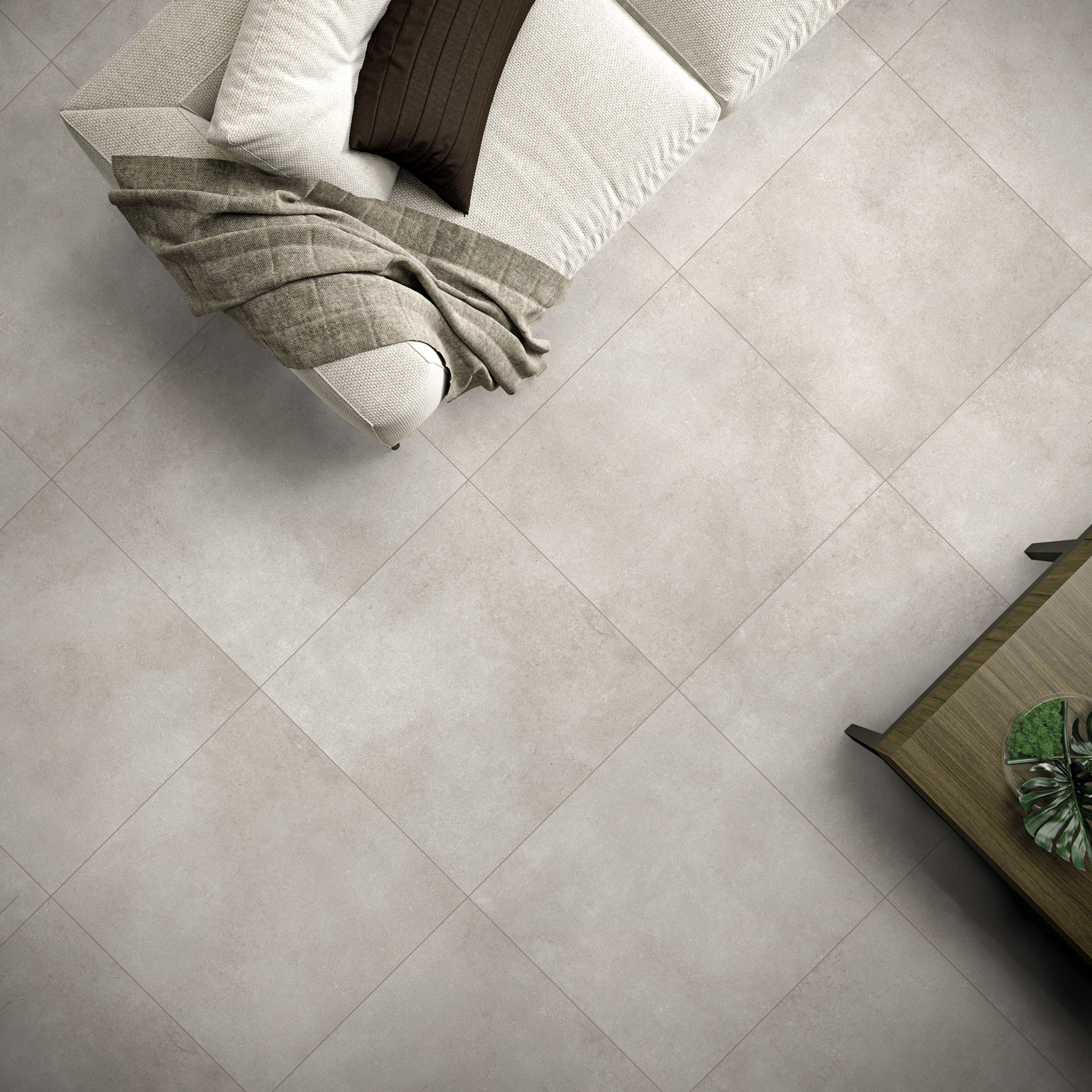 Изображение товара Керамогранит 60x60 см серый Harmony_GT с эффектом бетона для интерьера и фасада