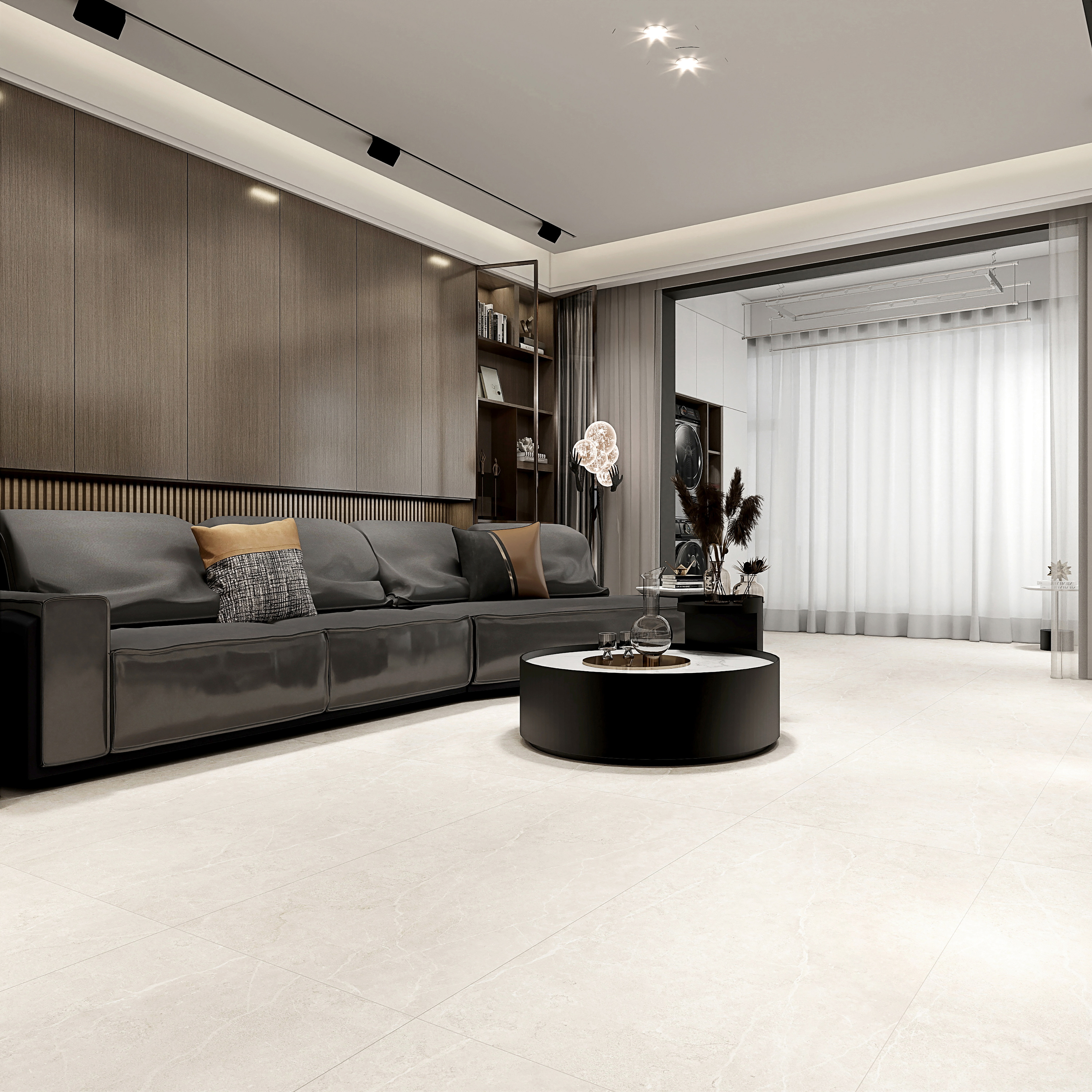 Изображение товара Керамогранит Ideal_GT 60x120см светло-бежевый матовый природный эффект