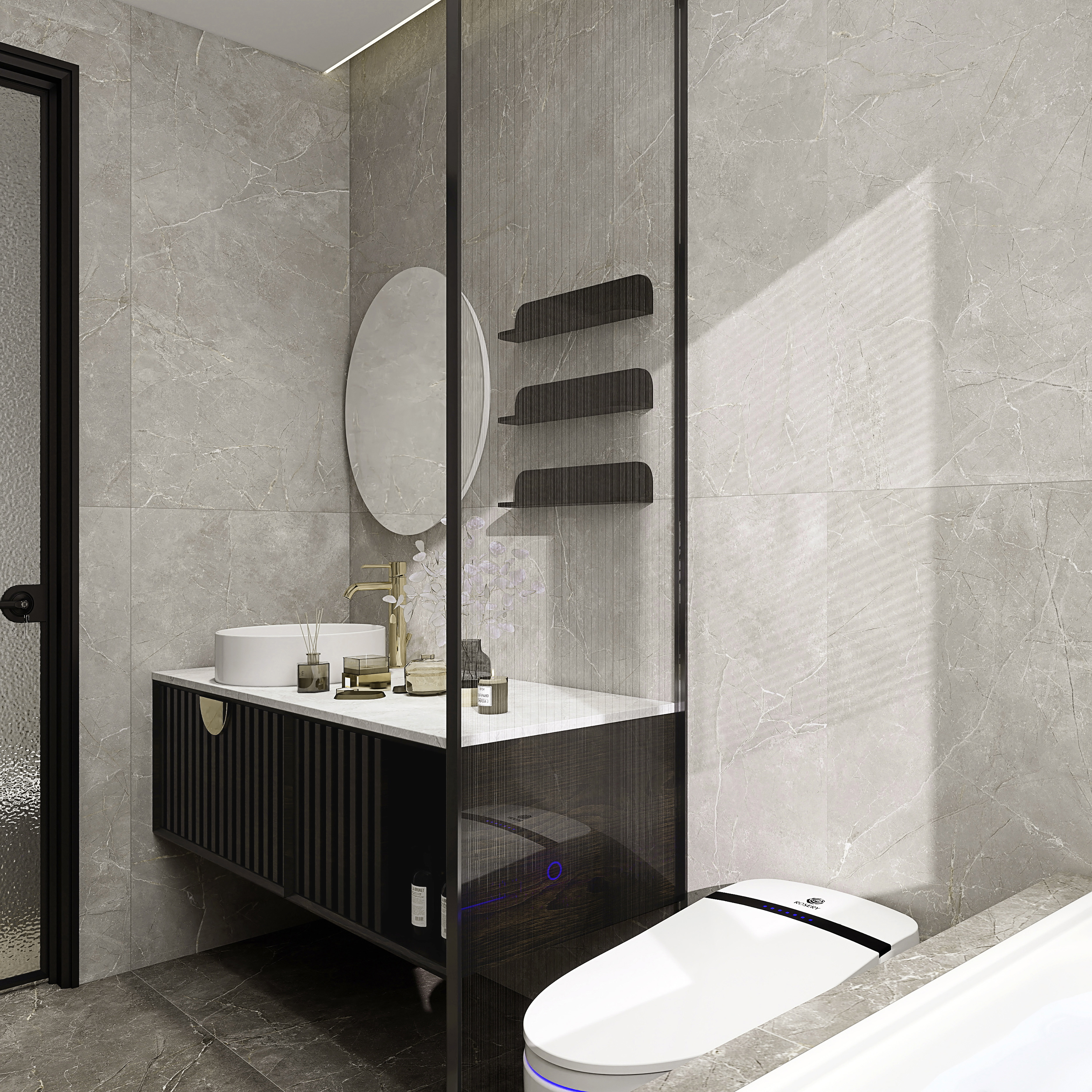 Изображение товара Керамогранит Global Tile Verso GT1206020401LGR 60x120 см серый