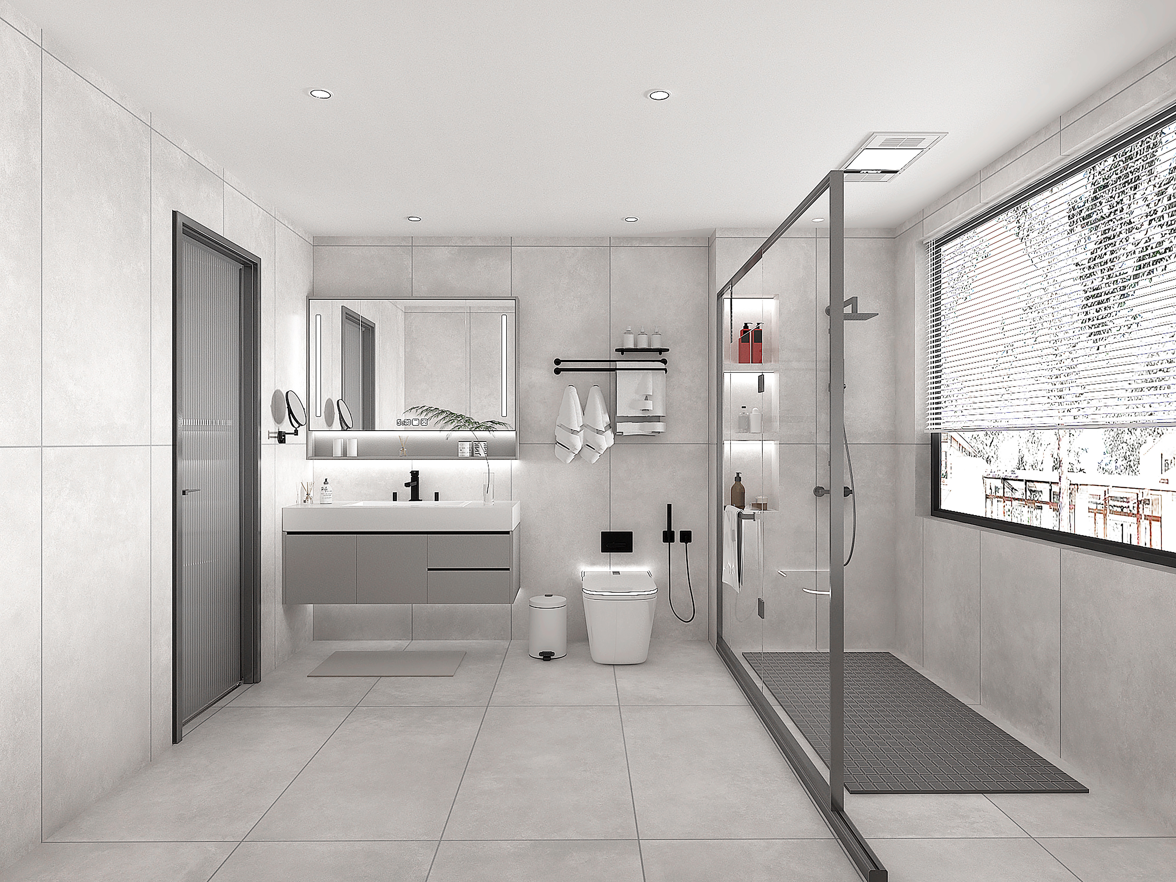 Изображение товара Керамогранит Global tile Lids GT120608706SLR 60x120см светло-серый