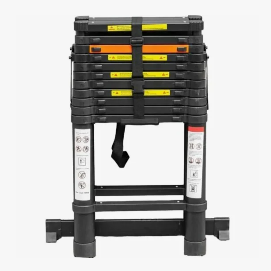 Изображение товара Лестница телескопическая Rockforce RF-UP350 1-секционная 12 ступеней