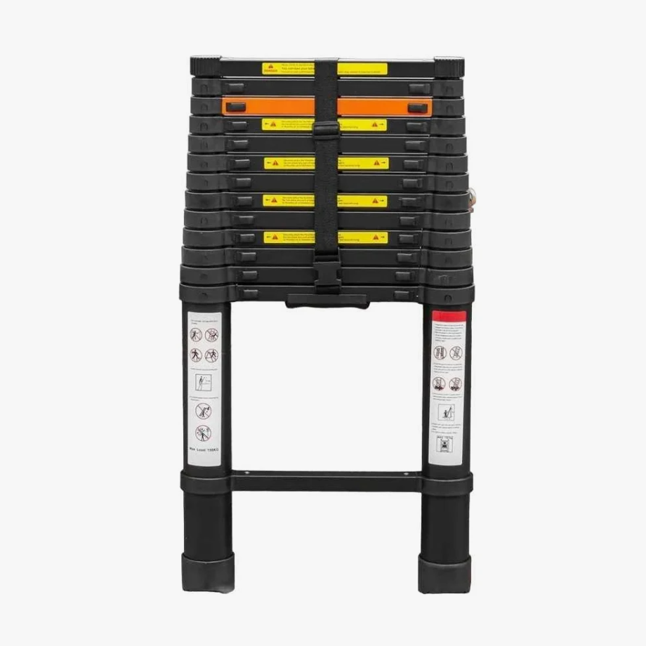Изображение товара Лестница телескопическая Rockforce RF-UP410 1-секционная 14 ступеней