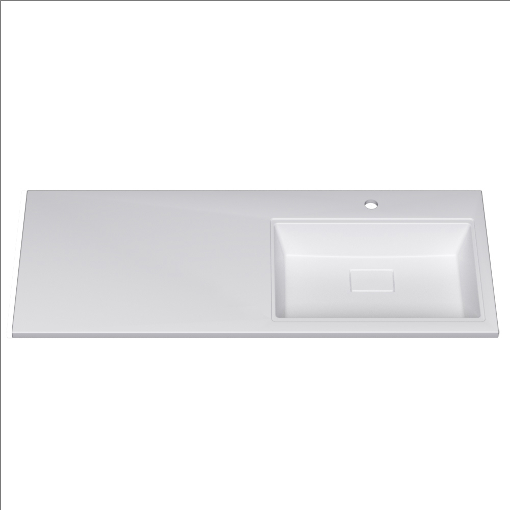 Изображение товара Раковина на стиральную машину Florentina Терни 120 см правая из искусственного камня