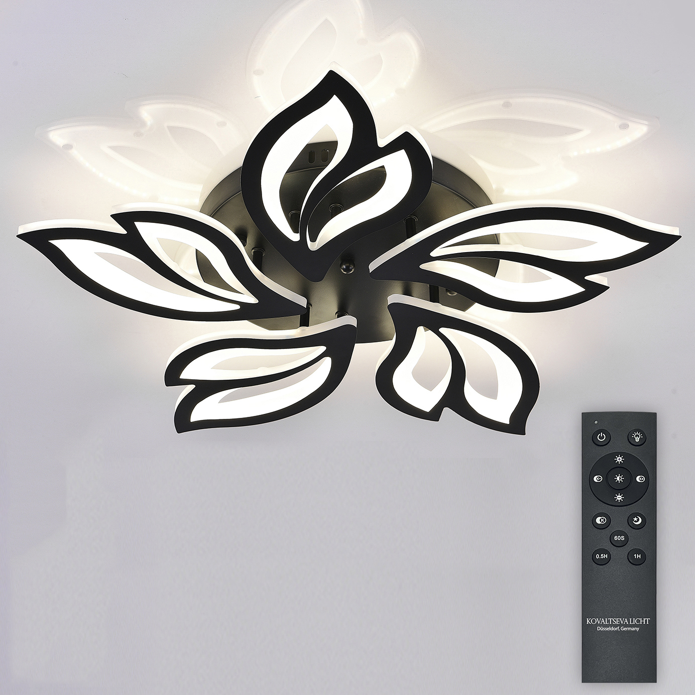 Изображение товара Люстра потолочная светодиодная Natali Kovaltseva Sand ii с пультом управления