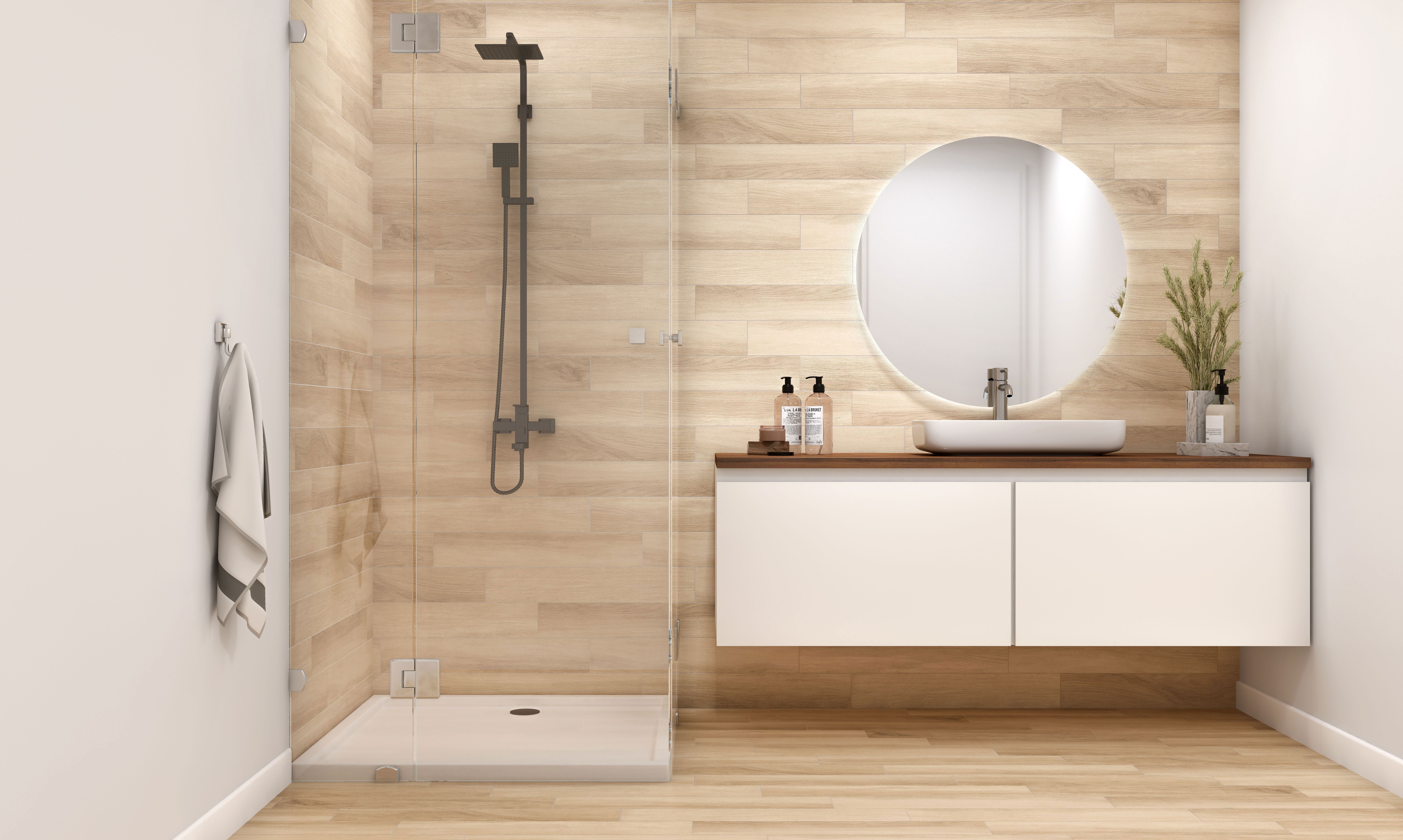 Изображение товара Керамогранит Ceramica ribesalbes Bremen 78910106 10x60см цвет бежевый