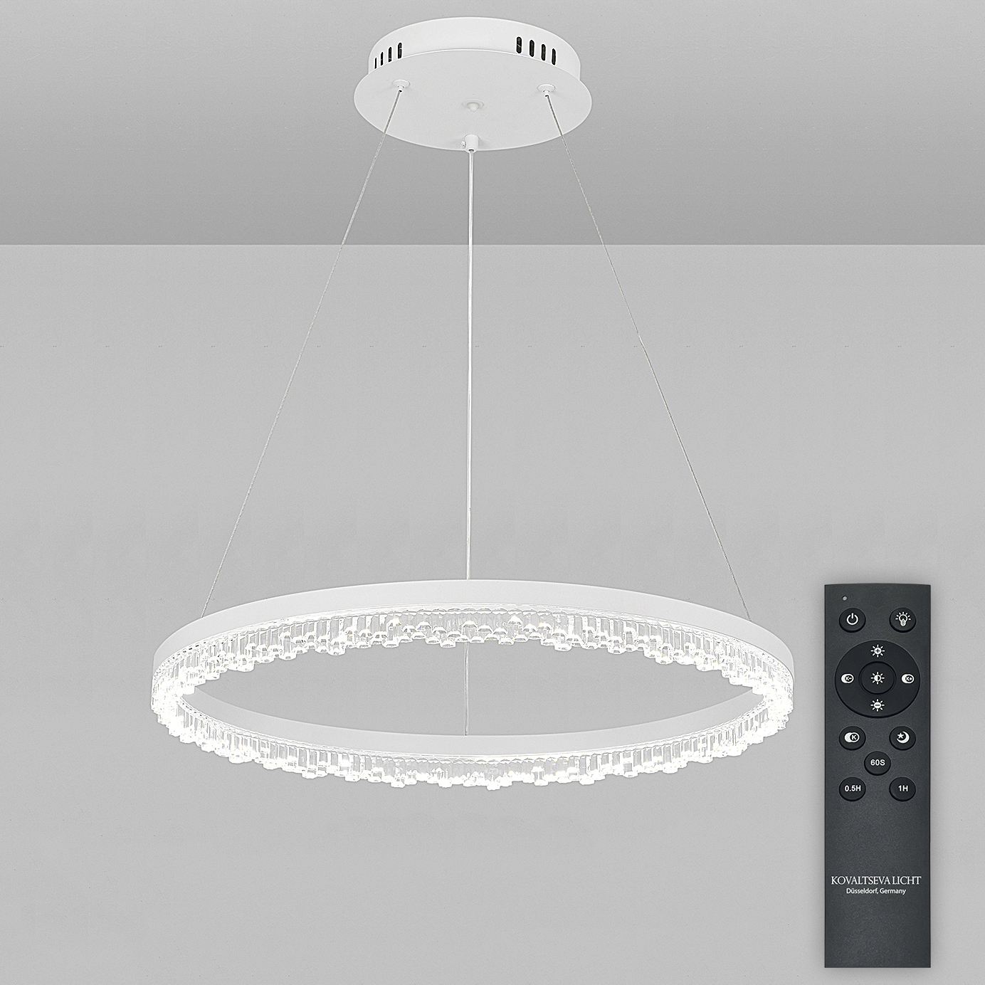 Изображение товара Люстра подвесная светодиодная Natali Kovaltseva Day с пультом и регулировкой цвета