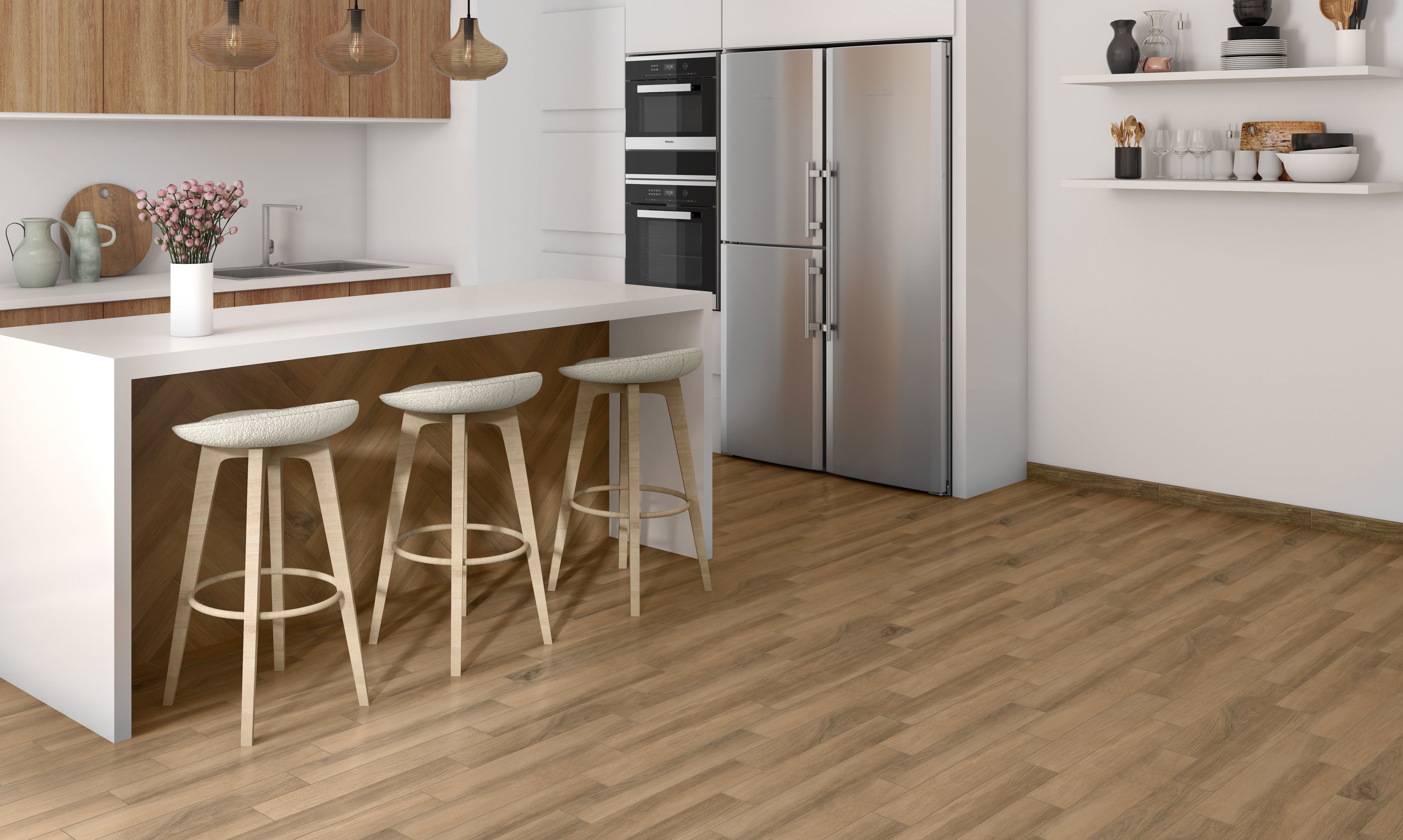 Изображение товара Керамогранит Ceramica ribesalbes Bremen 78910108 10x60см цвет коричневый