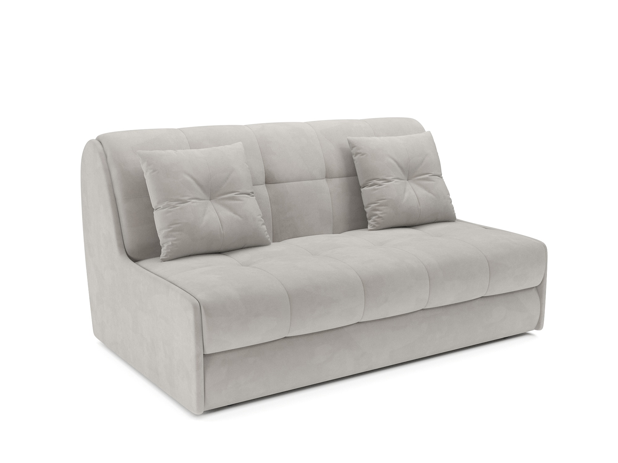 Изображение товара Диван раскладной Мебель-арс Барон №2 велюр бежевый современный механизм аккордеон