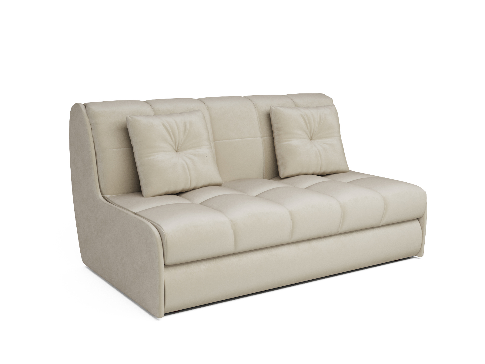 Изображение товара Диван раскладной Мебель-арс Барон №2 НПБ 189x88x110 см вельвет цвет бежевый