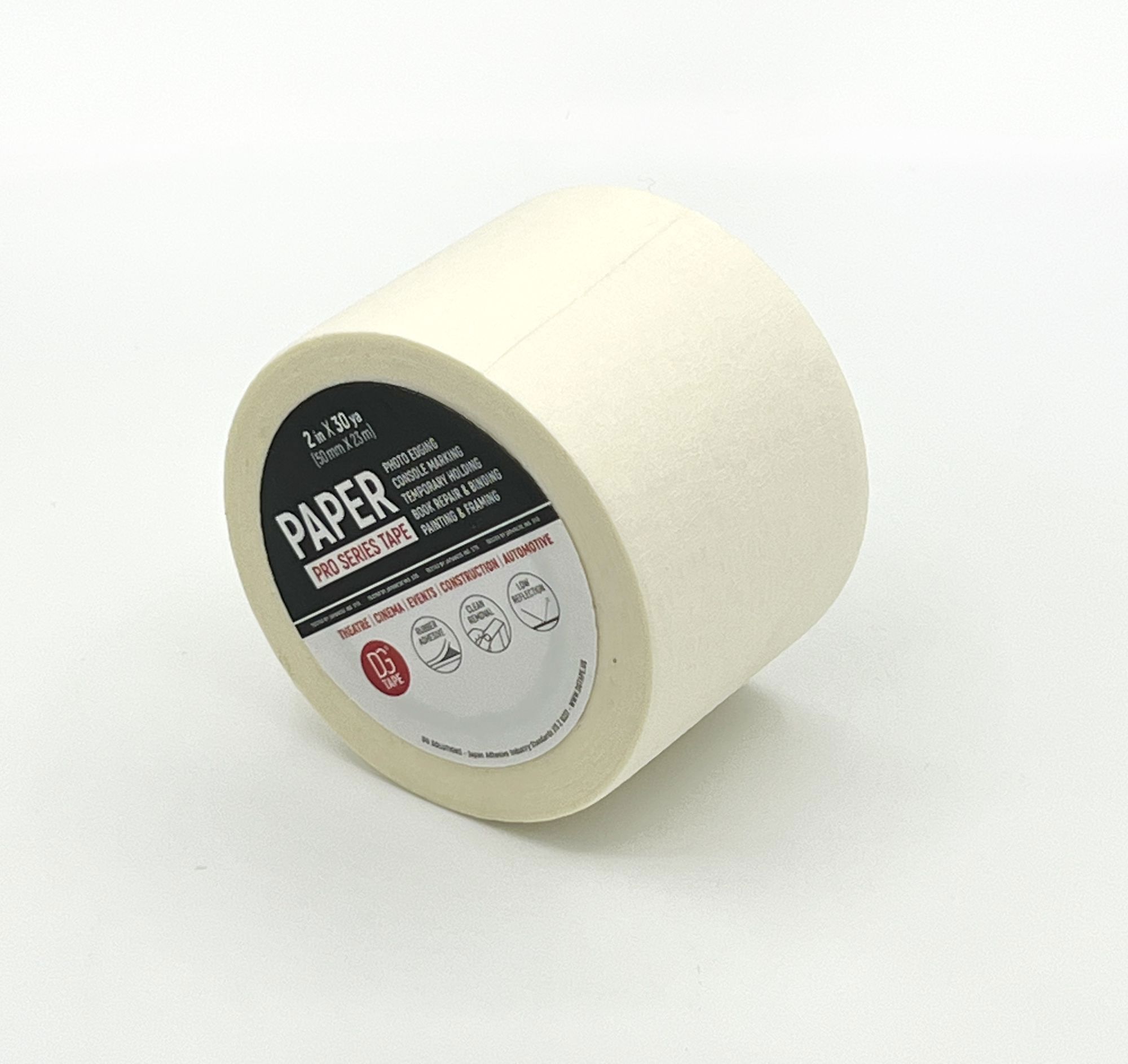 Изображение товара Клейкая лента Dgtape Masking Tape Regular MTR5023W бумажная крепированная белая 50мм х 23м