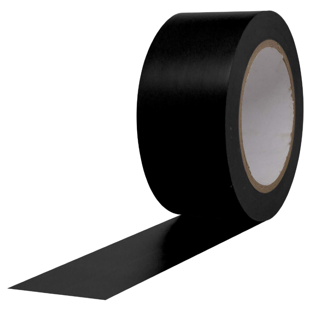 Изображение товара Балетный скотч Dgtape Dance Floor PVC Tape DFPVC50/33/B 50мм х 33м цвет черный