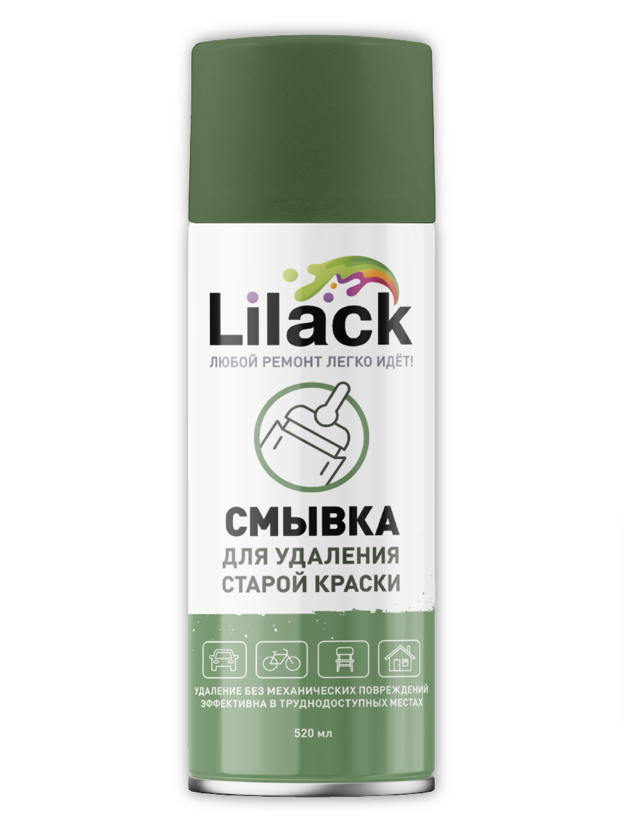 Изображение товара Смывка для краски аэрозольная Lilack 7109-00 LK 520 мл Изображение товара Смывка для краски аэрозольная Lilack 7109-00 LK 520 мл
