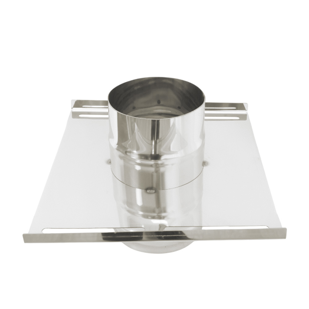 Изображение товара Монтажная площадка для дымохода Везувий D200 AISI 430 нержавеющая сталь 0.8 мм 410 мм