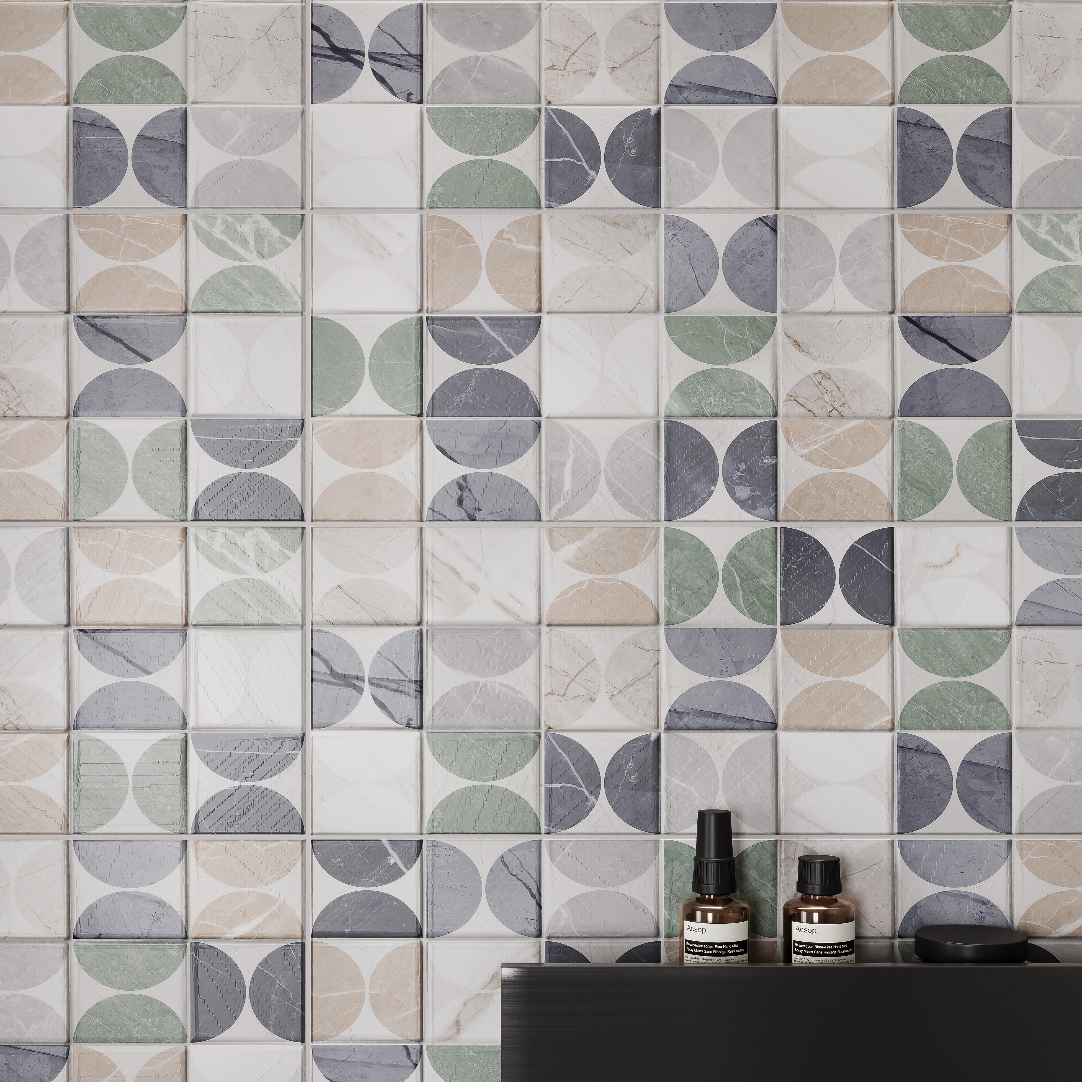 Изображение товара Настенная плитка CRACIA CERAMICA Time 02 25x60 см мрамор разноцветная