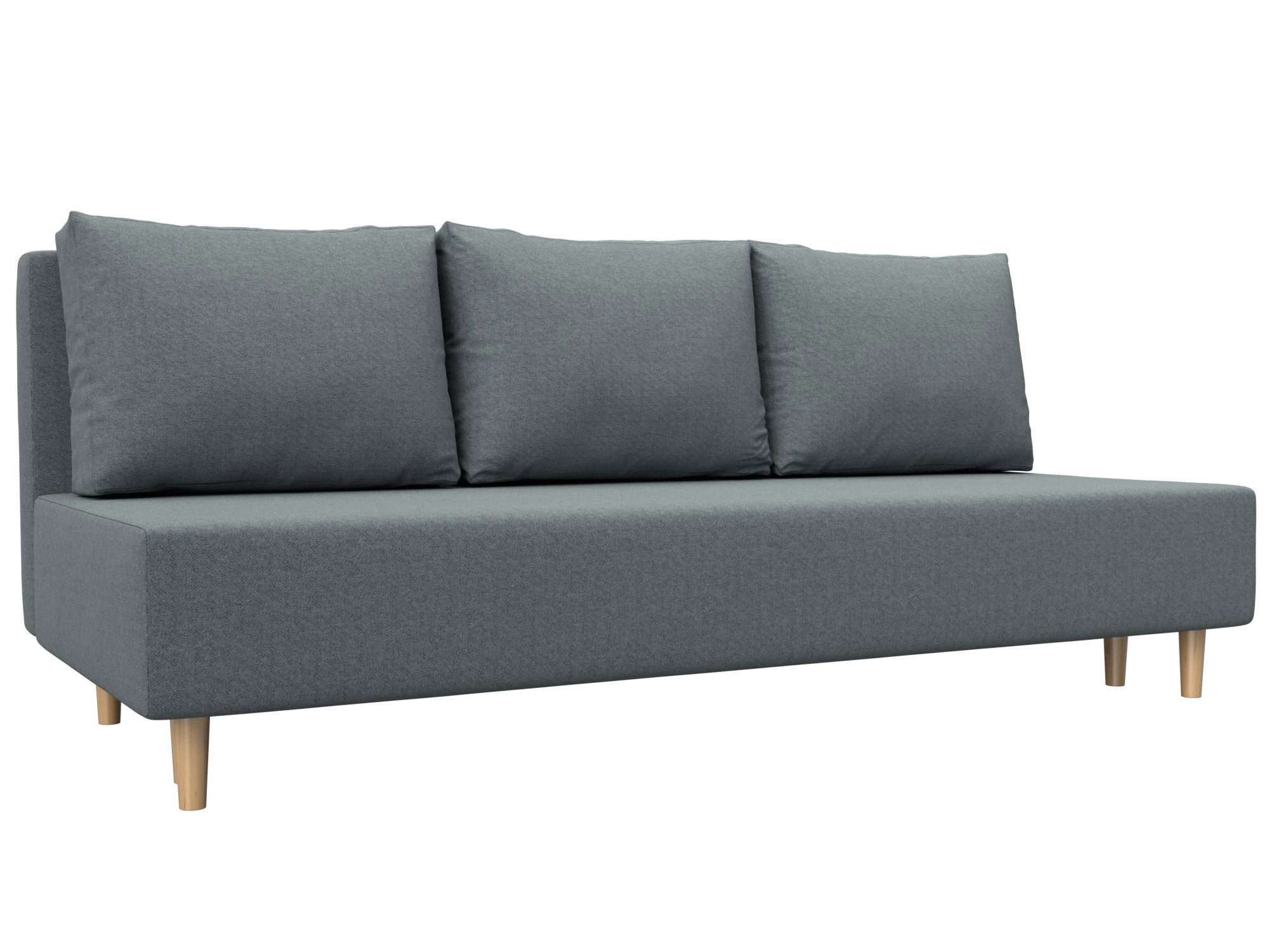 Изображение товара Раскладной диван Лига-033 200x86x83 см рогожка серый