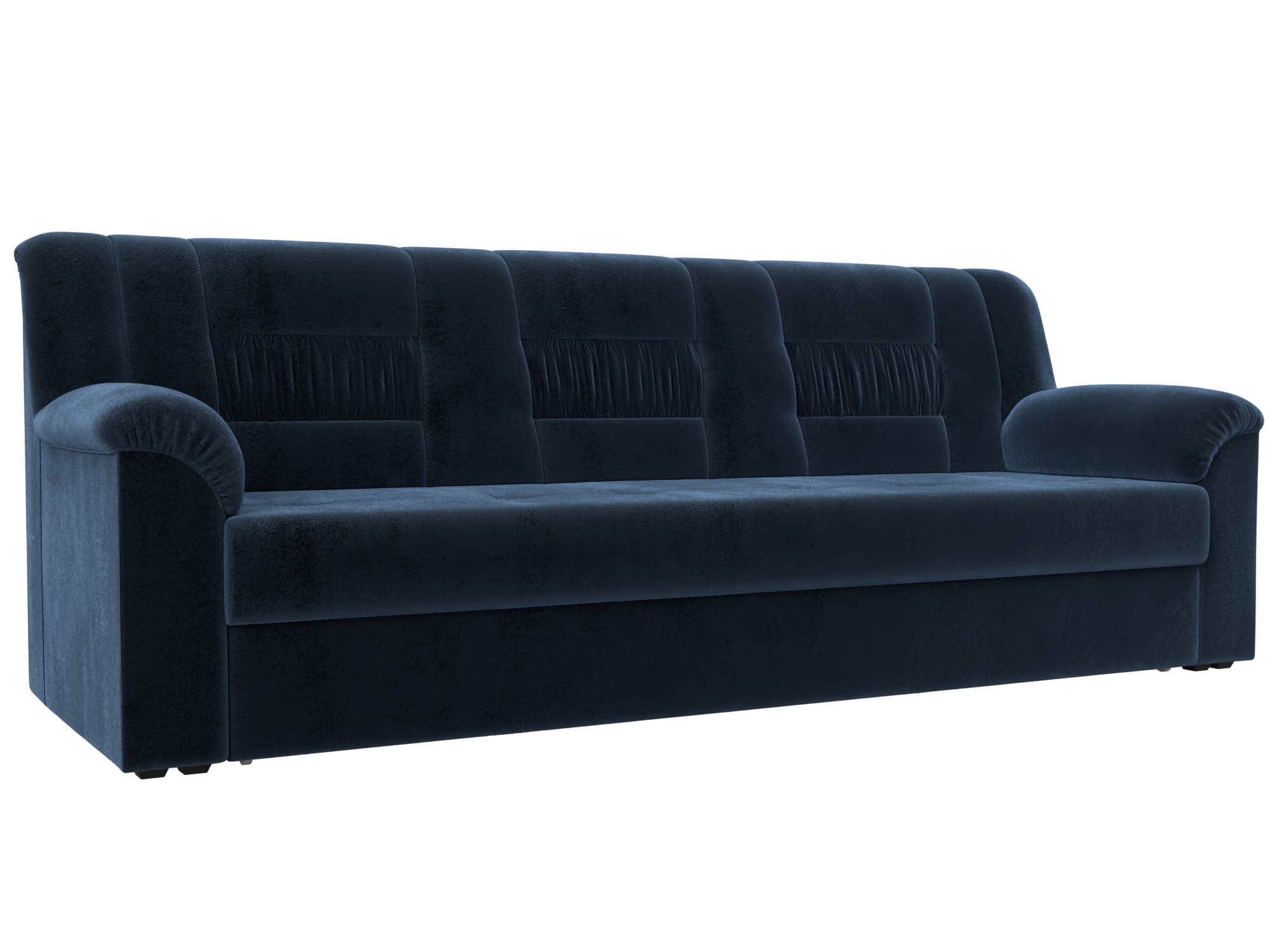 Изображение товара Диван раскладной Лига диванов 236x90x88 см велюр цвет tower 13 синий