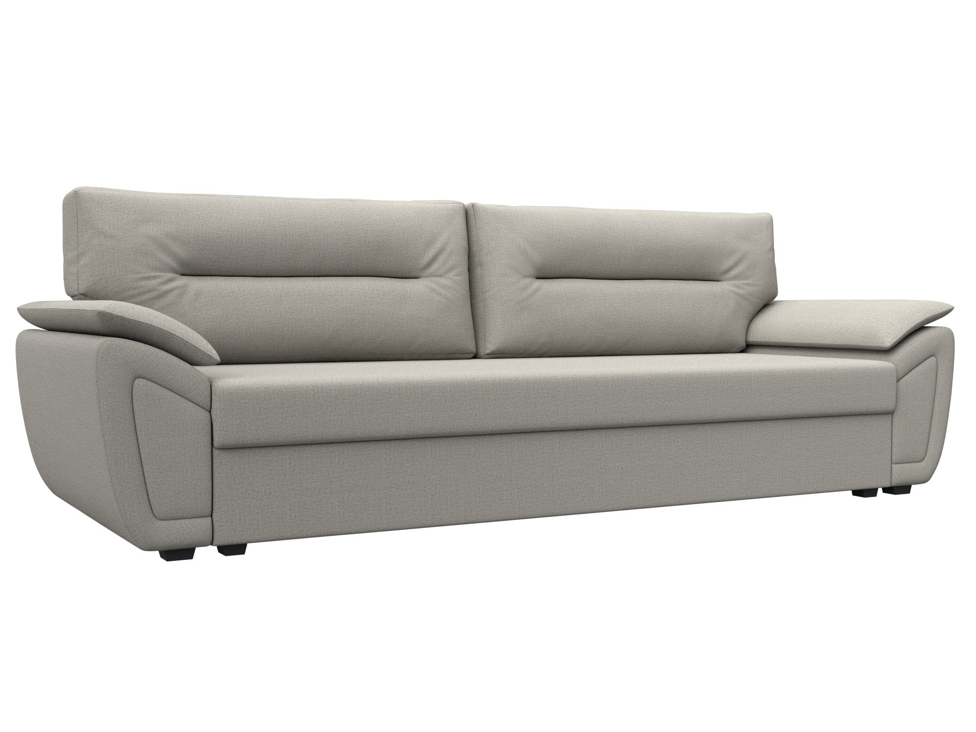 Изображение товара Диван раскладной Лига диванов Нэстор Лайт 233x90x80 см рогожка бежевый