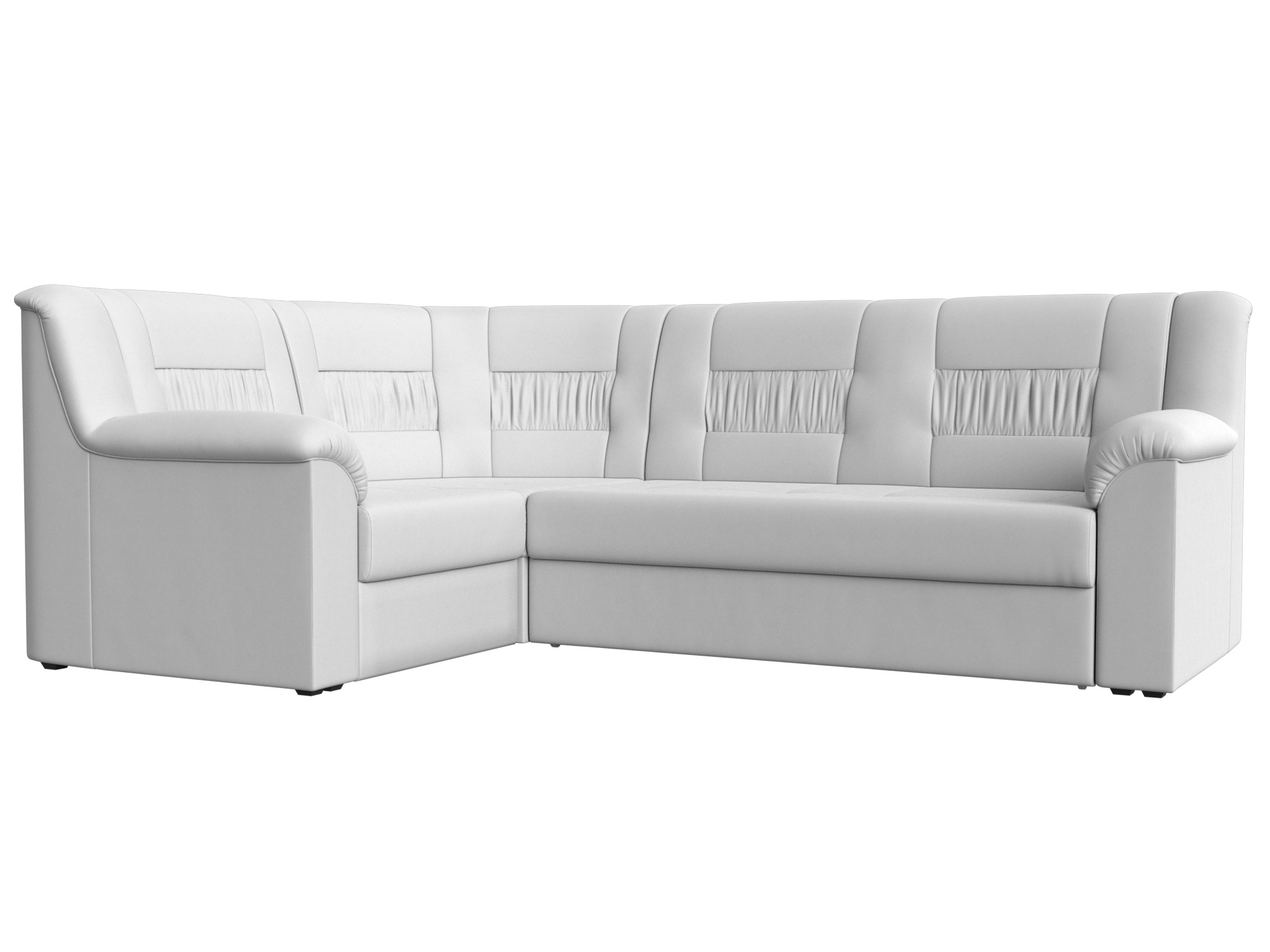 Изображение товара Диван раскладной Лига диванов 113363L_спб 240x90x170 см эко-кожа цвет белый