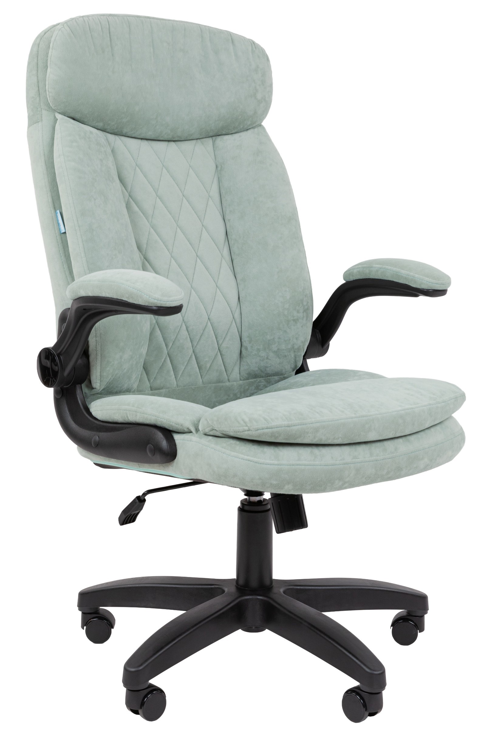 Изображение товара Офисное кресло Chairman Home 533 велюр светло-зеленое эргономичное комфортное