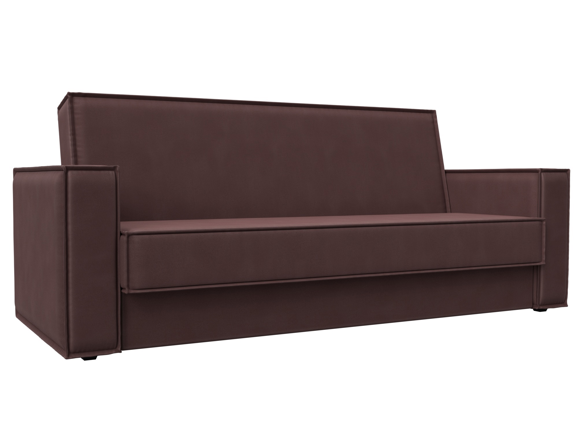 Изображение товара Диван раскладной Лига диванов 214x90x81 см замша цвет joly 09 бордовый