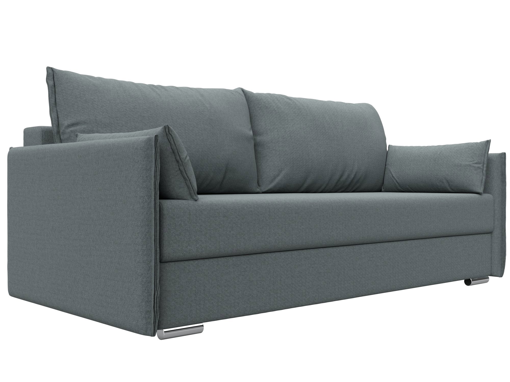 Изображение товара Диван раскладной Лига диванов 203x90x105 см рогожка цвет амур серый