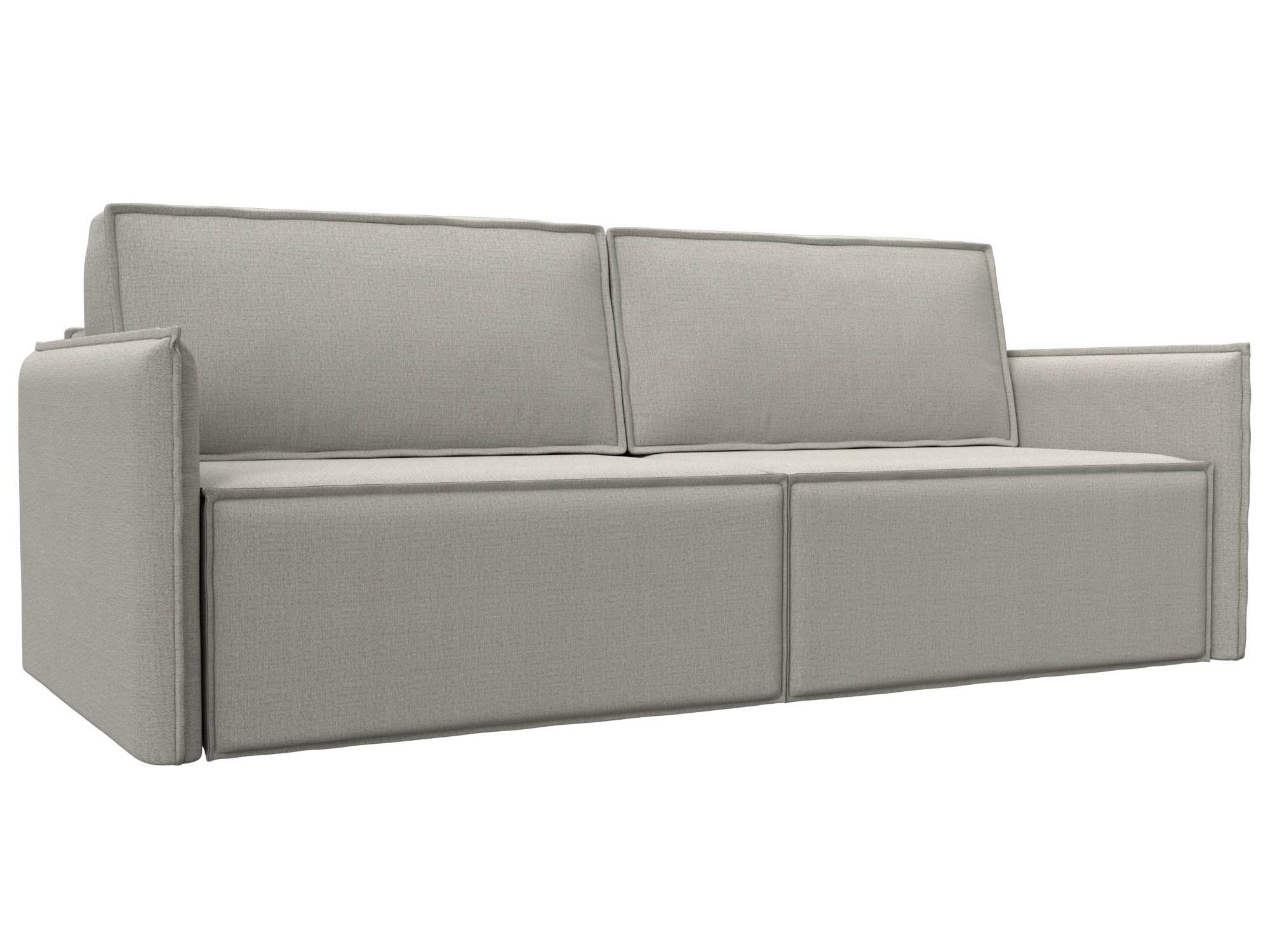 Изображение товара Диван раскладной Лига диванов 220x100x120 см рогожка цвет амур 02 бежевый