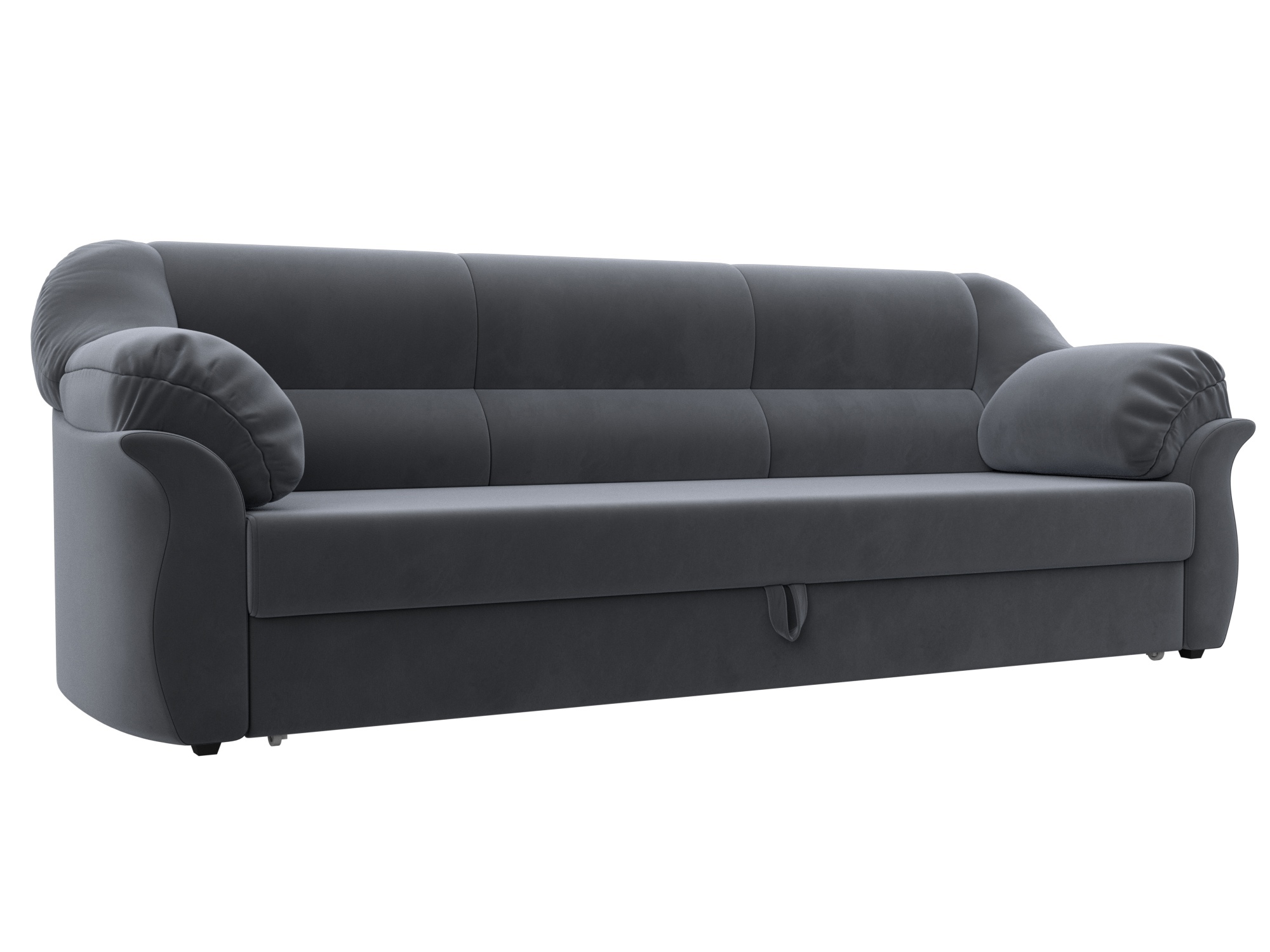 Изображение товара Диван раскладной Лига диванов 230x94x93 см велюр цвет серый