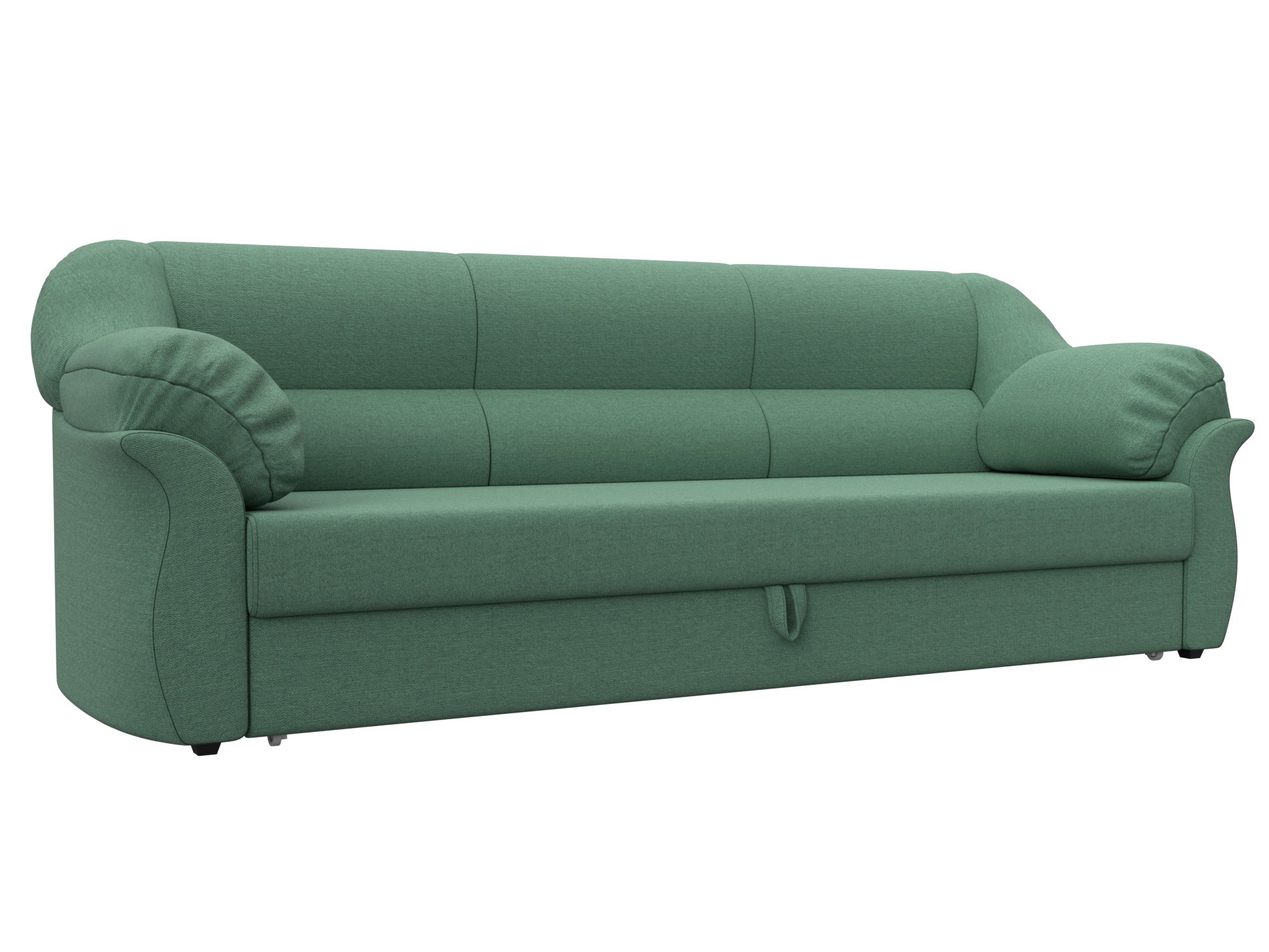 Изображение товара Диван раскладной Лига диванов Карнелла 230x94x93 см зеленый рогожка