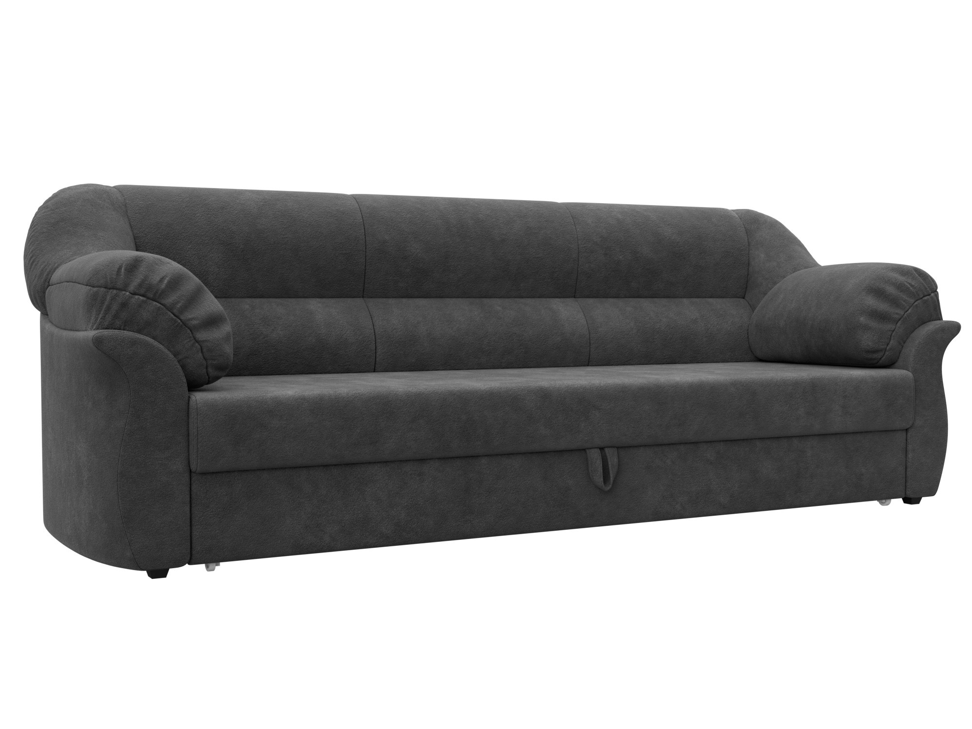 Изображение товара Диван раскладной Лига диванов Карнелла велюр 230x94x93 см темно-серый