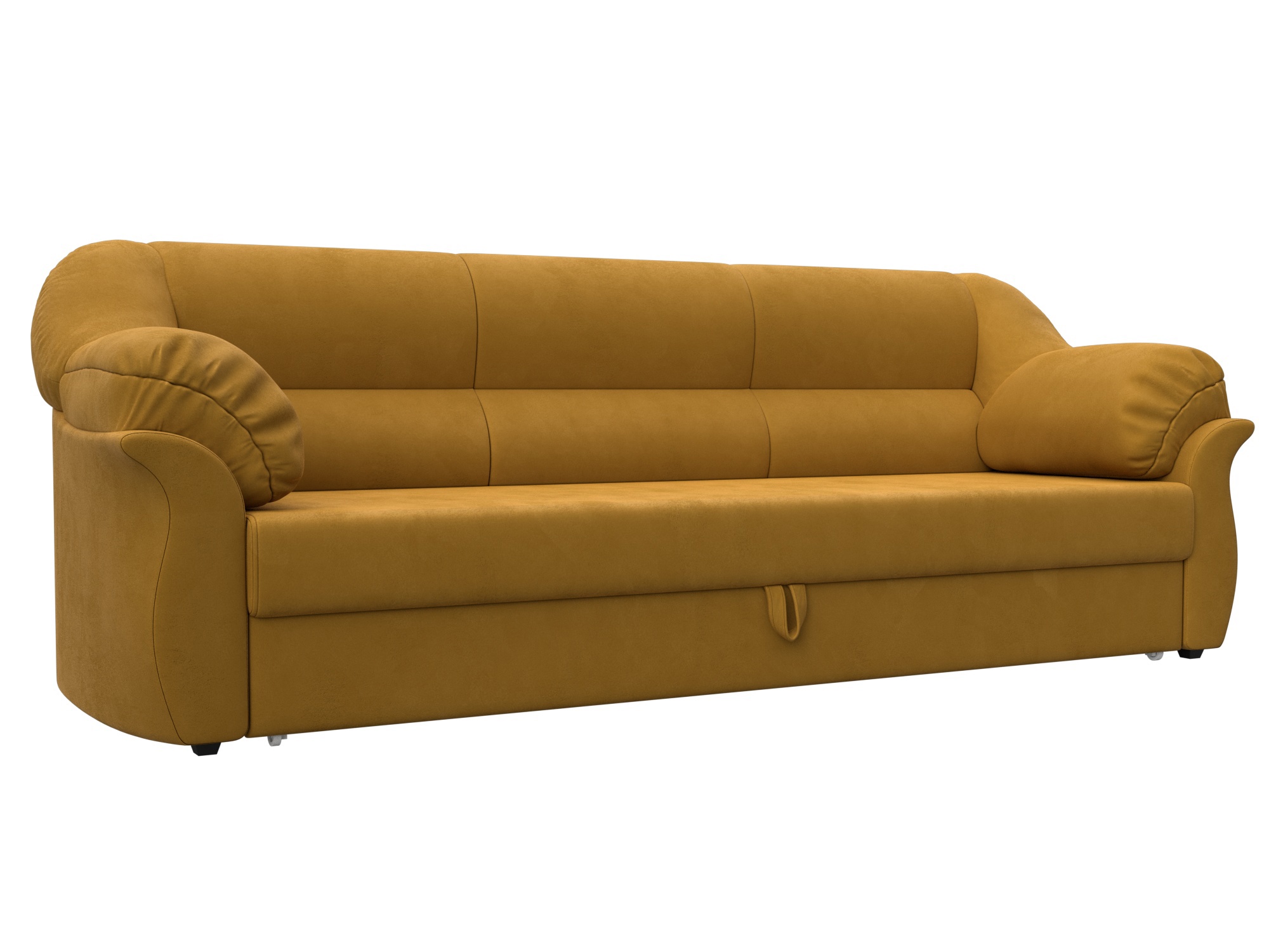 Изображение товара Диван раскладной Лига диванов 230x94x93 см велюр цвет brut 10 желтый