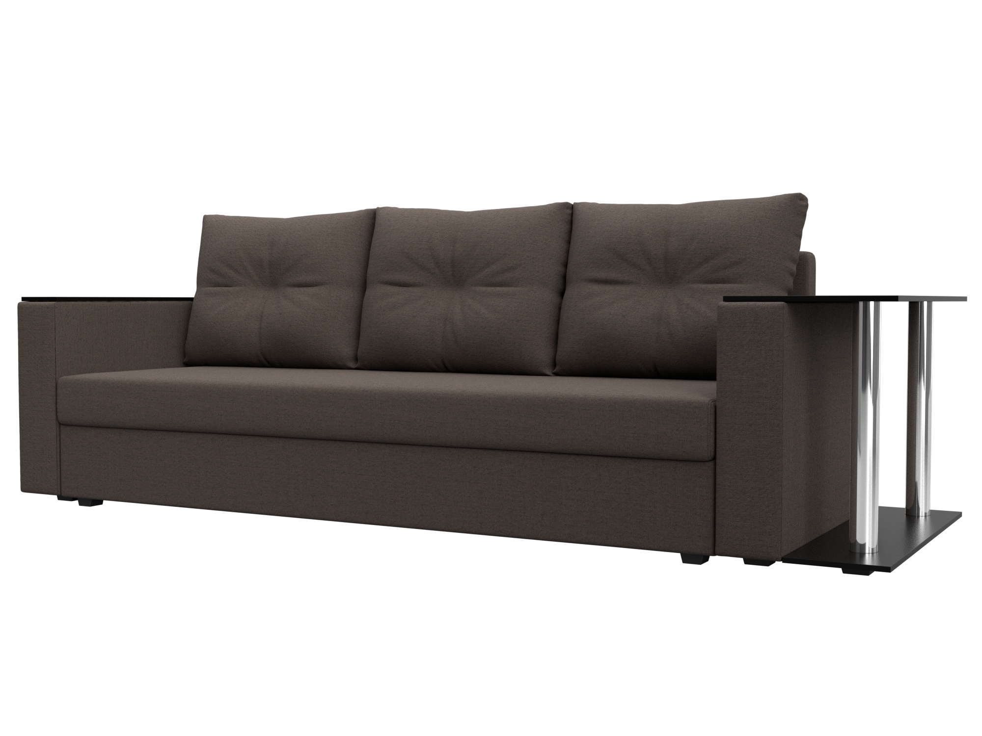 Изображение товара Диван раскладной Лига диванов 126161_спб 230x90x80 см рогожка цвет амур