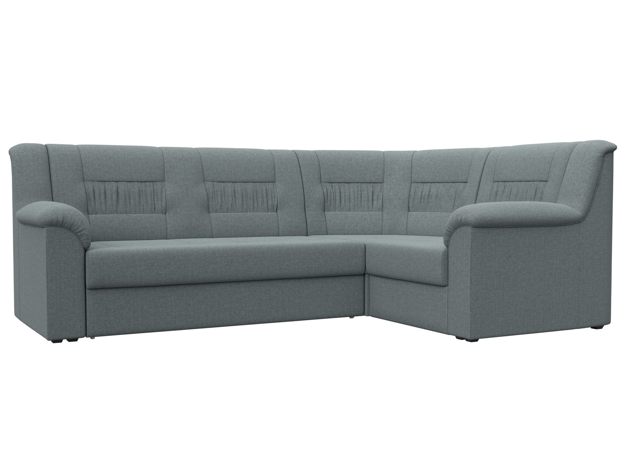 Изображение товара Диван раскладной Лига диванов 122831_спб 240x90x170 см рогожка цвет амур 07 серый