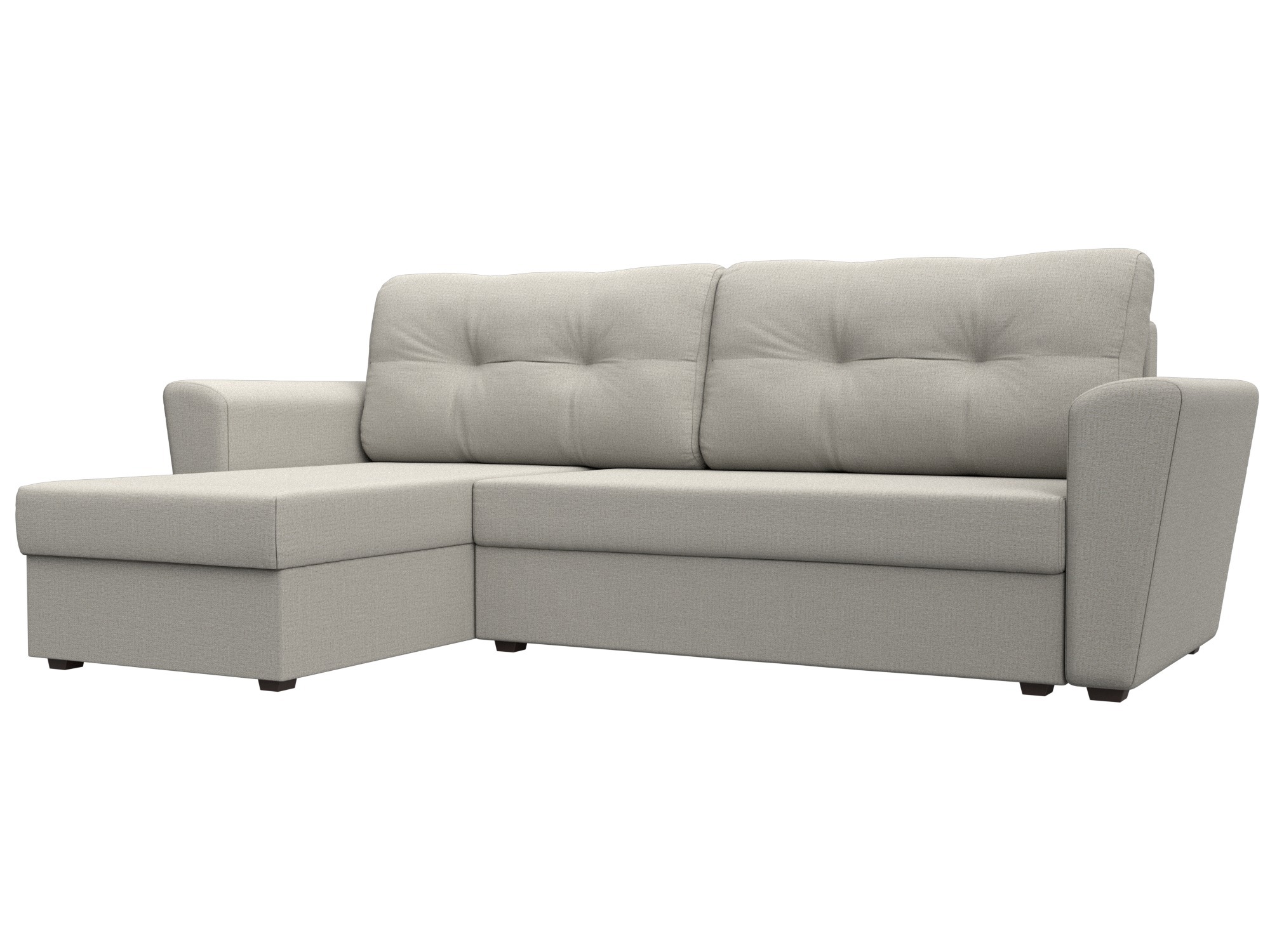 Изображение товара Диван раскладной Лига диванов 121167L бежевый угловой механизм Еврокнижка