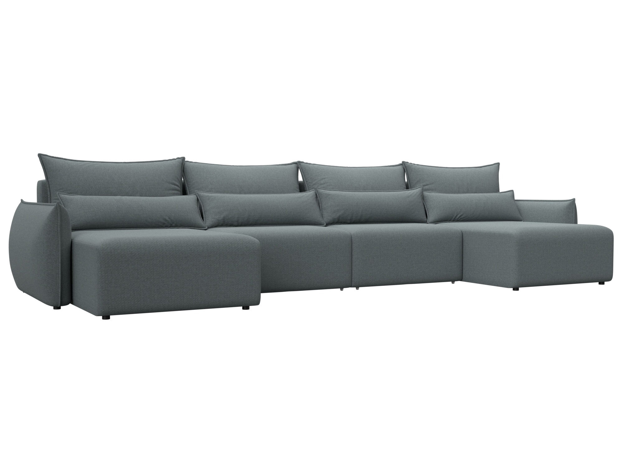 Изображение товара Диван раскладной Лига-051 НПБ Лонг П-образный 420x96x160 см серый