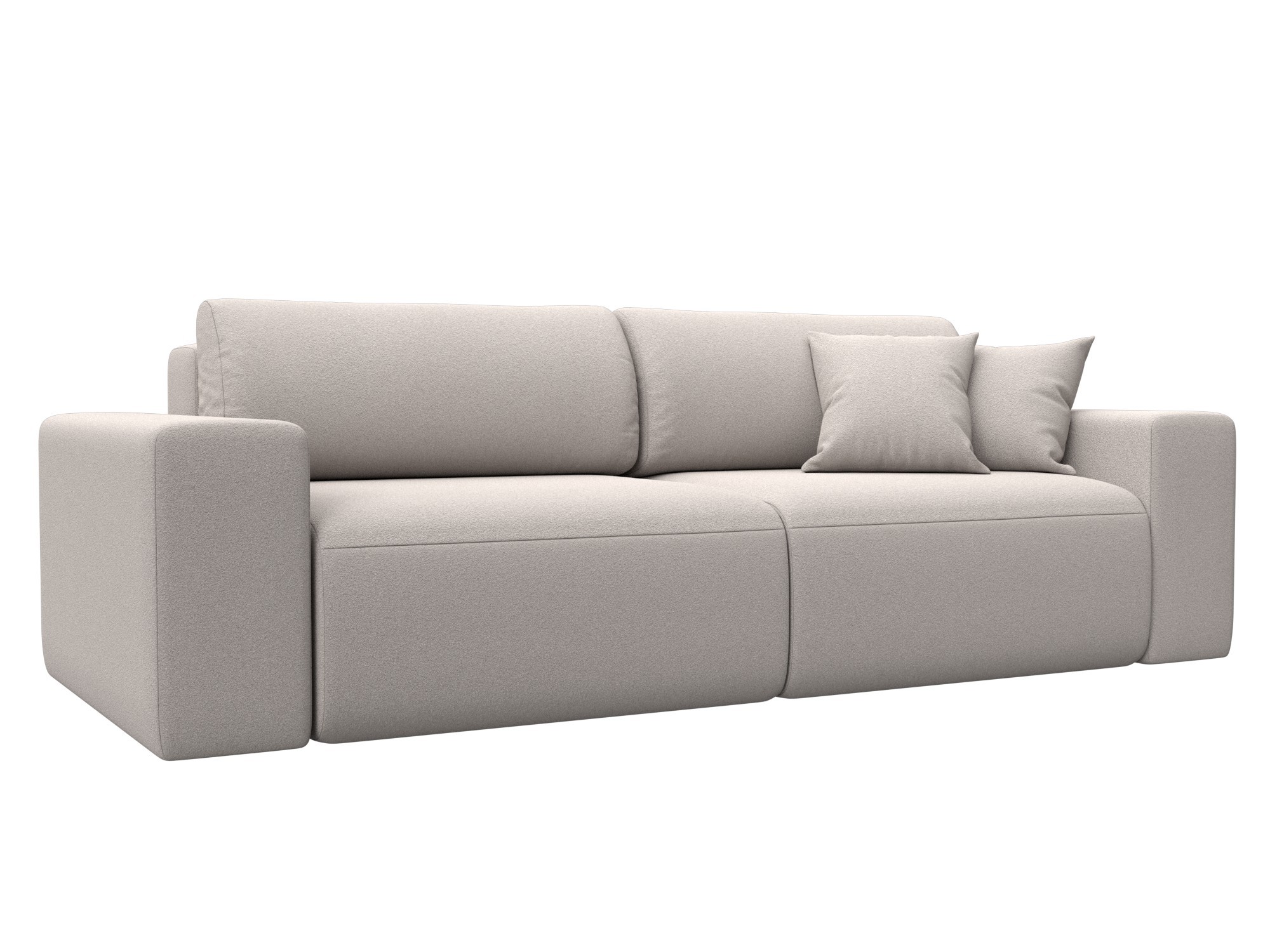 Изображение товара Диван раскладной Лига диванов 248x84x111 см замша бежевый