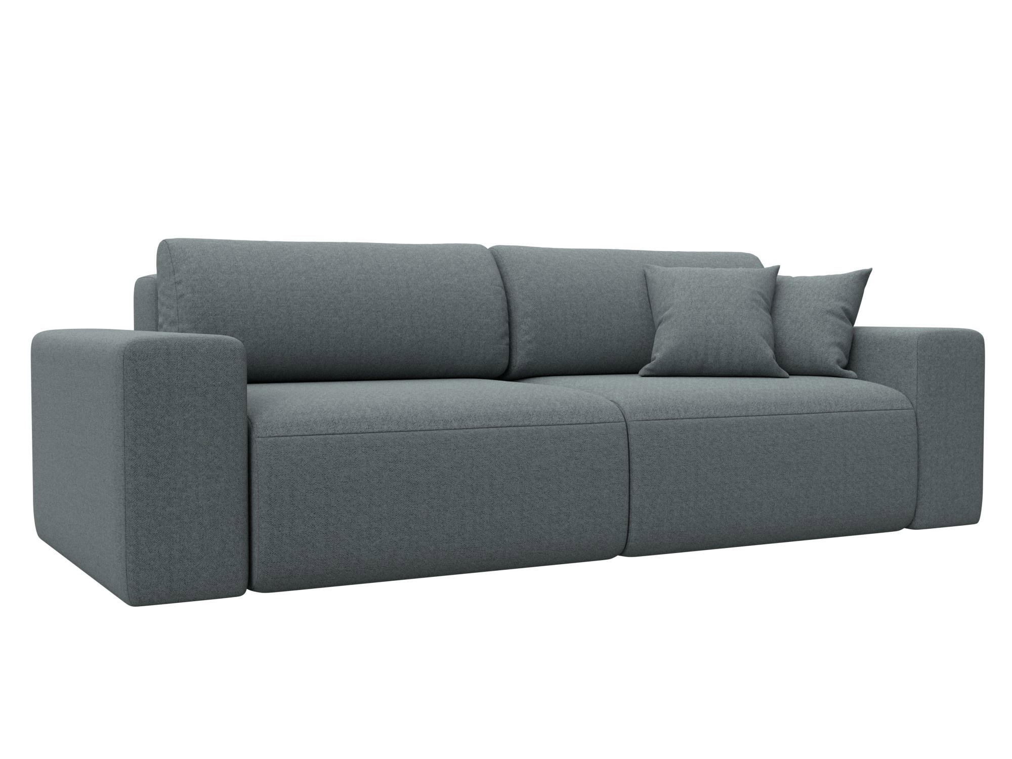 Изображение товара Диван раскладной Лига диванов 248x84x111 см рогожка серый Амур