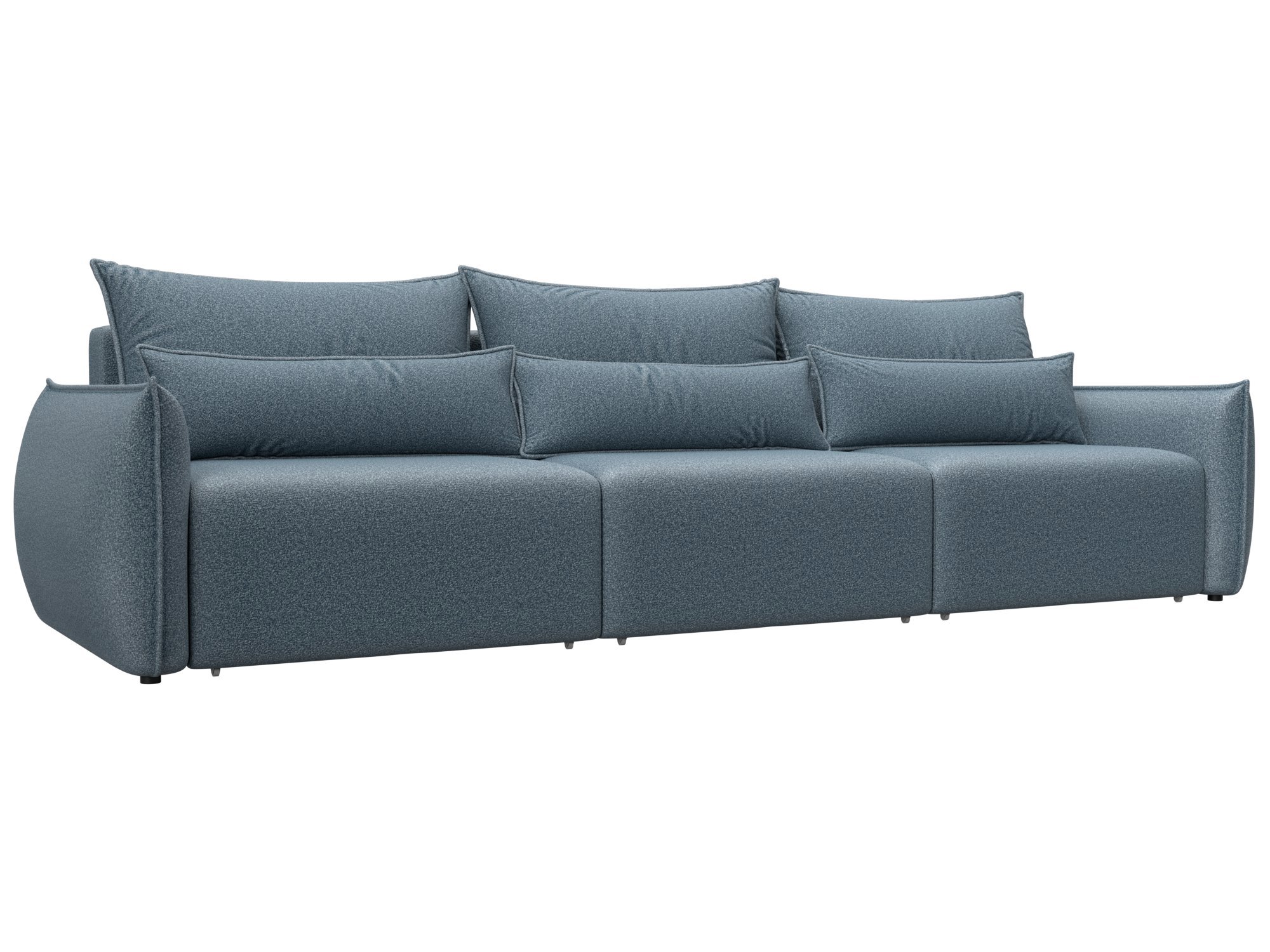 Изображение товара Диван раскладной Лига диванов 322x96x104 см велюр цвет ness 12 серый