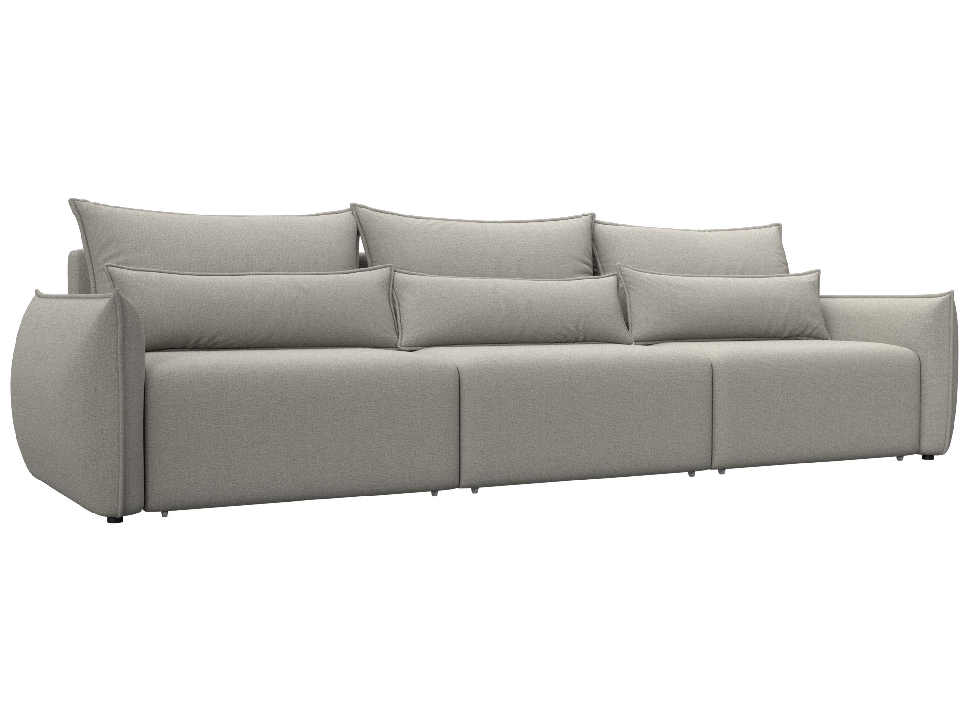 Изображение товара Диван раскладной Лига диванов 322x96x104 см бежевый рогожка современный